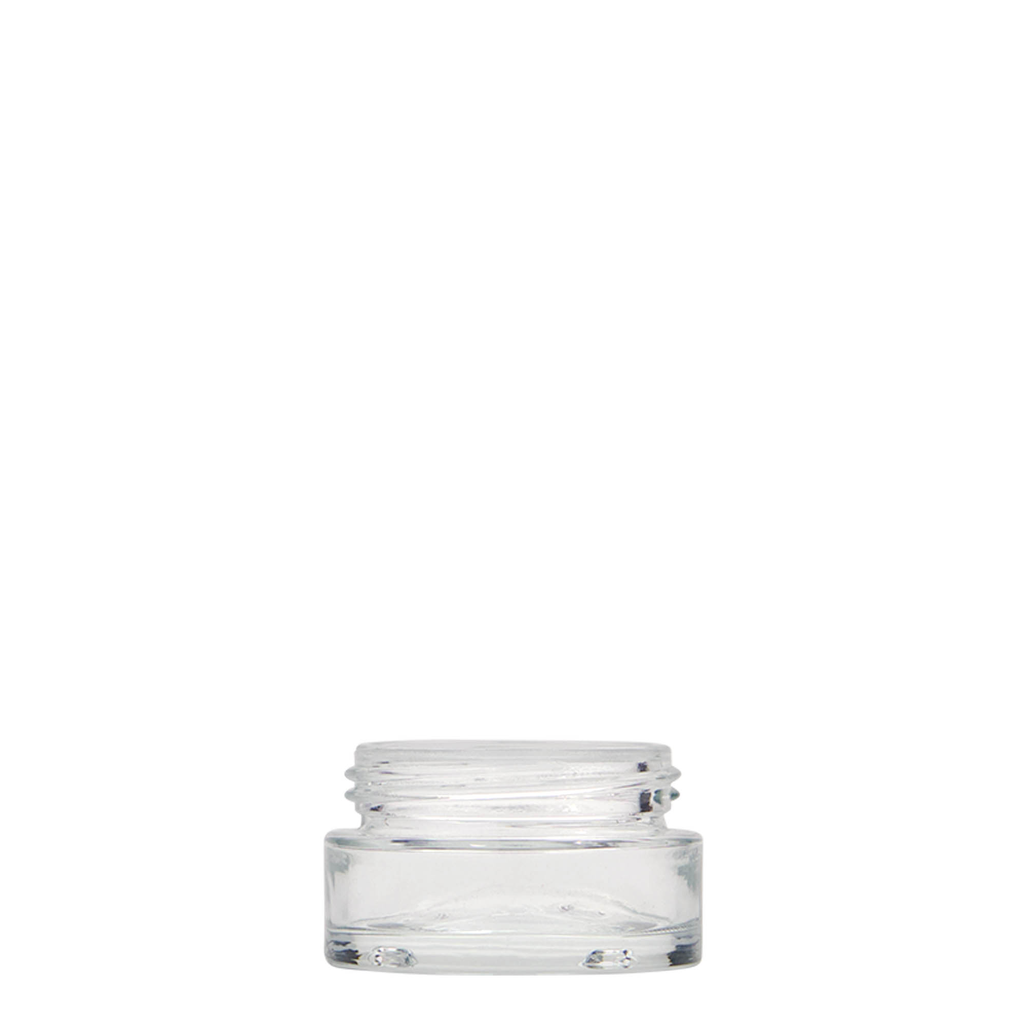 15 ml barattolo 'Clear Edition', vetro, bocca: chiusura a vite