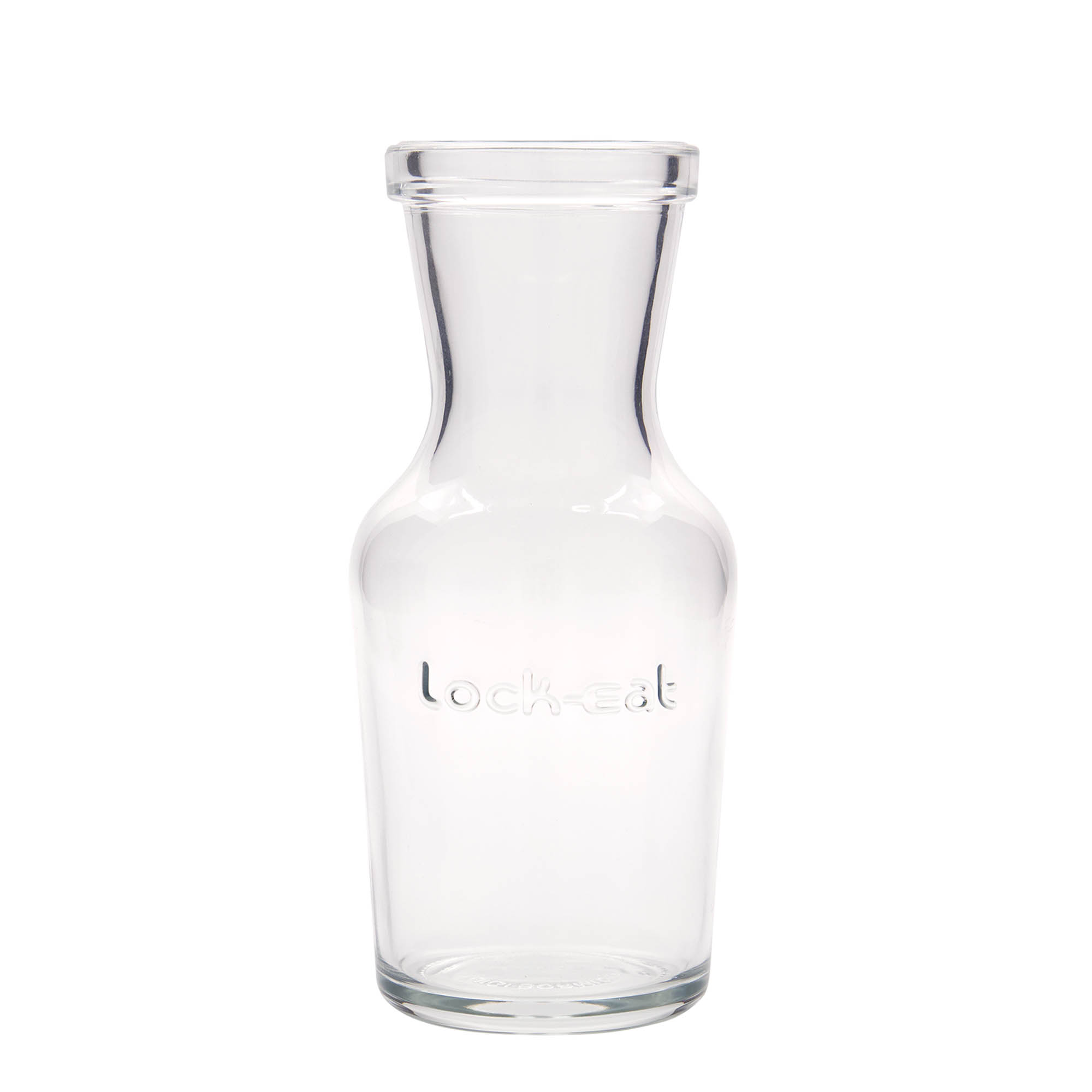 Bottiglia in vetro da 500 ml 'Lock-Eat', bocca: chiusura a gancio metallico
