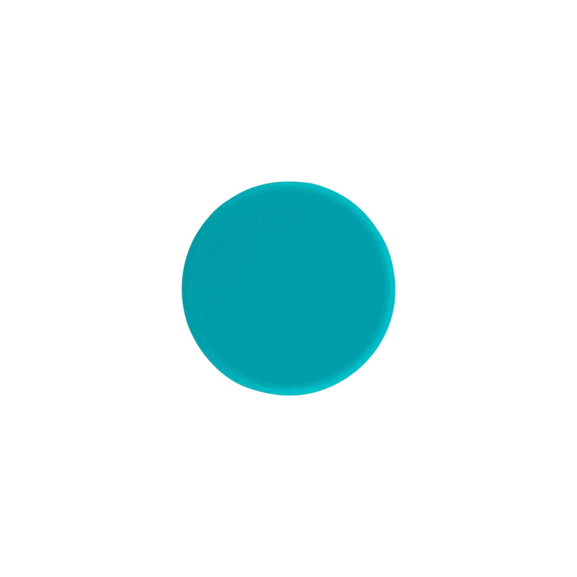 Tappo a vite, plastica ABS, turchese, per bocca: GPI 28/400