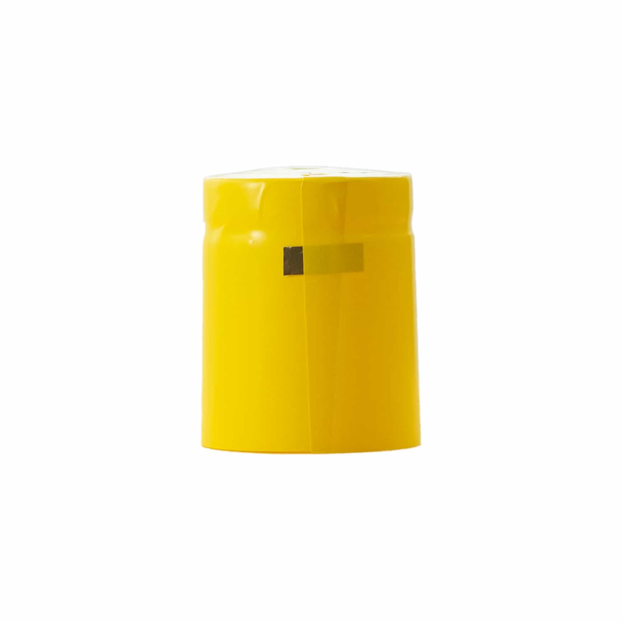 Capsula termoretraibile 32x41, plastica PVC, giallo Capsula termoretraibile 32x41, plastica PVC, giallo