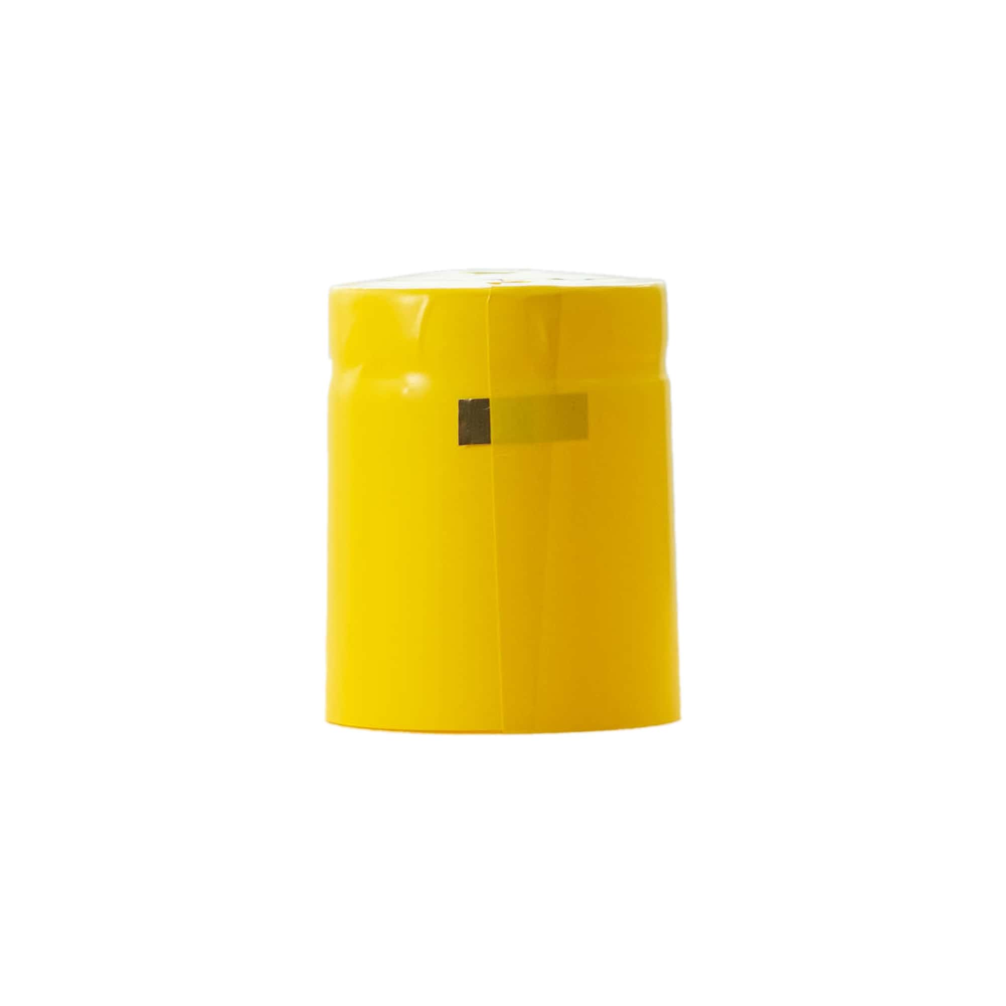 Capsula termoretraibile 32x41, plastica PVC, gialla