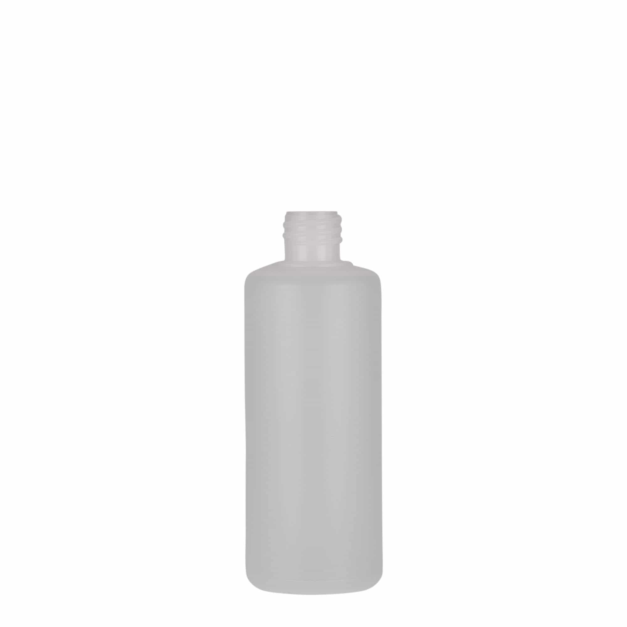 100 ml Bottiglia cilindrica, plastica PE, naturale, imboccatura: a vite 100 ml Bottiglia cilindrica, plastica PE, naturale, imboccatura: a vite