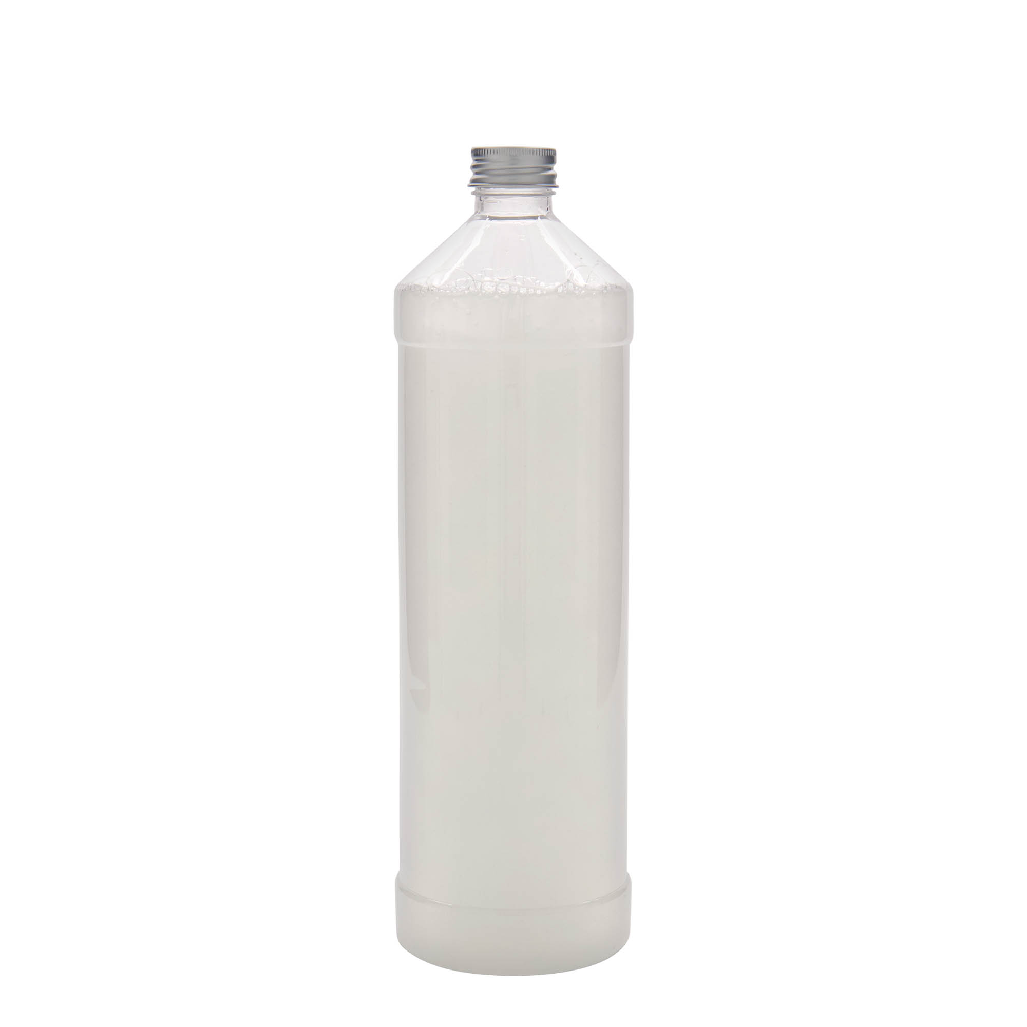 Bottiglia PET da 1.000 ml 'Everytime', plastica, bocca: 28/410