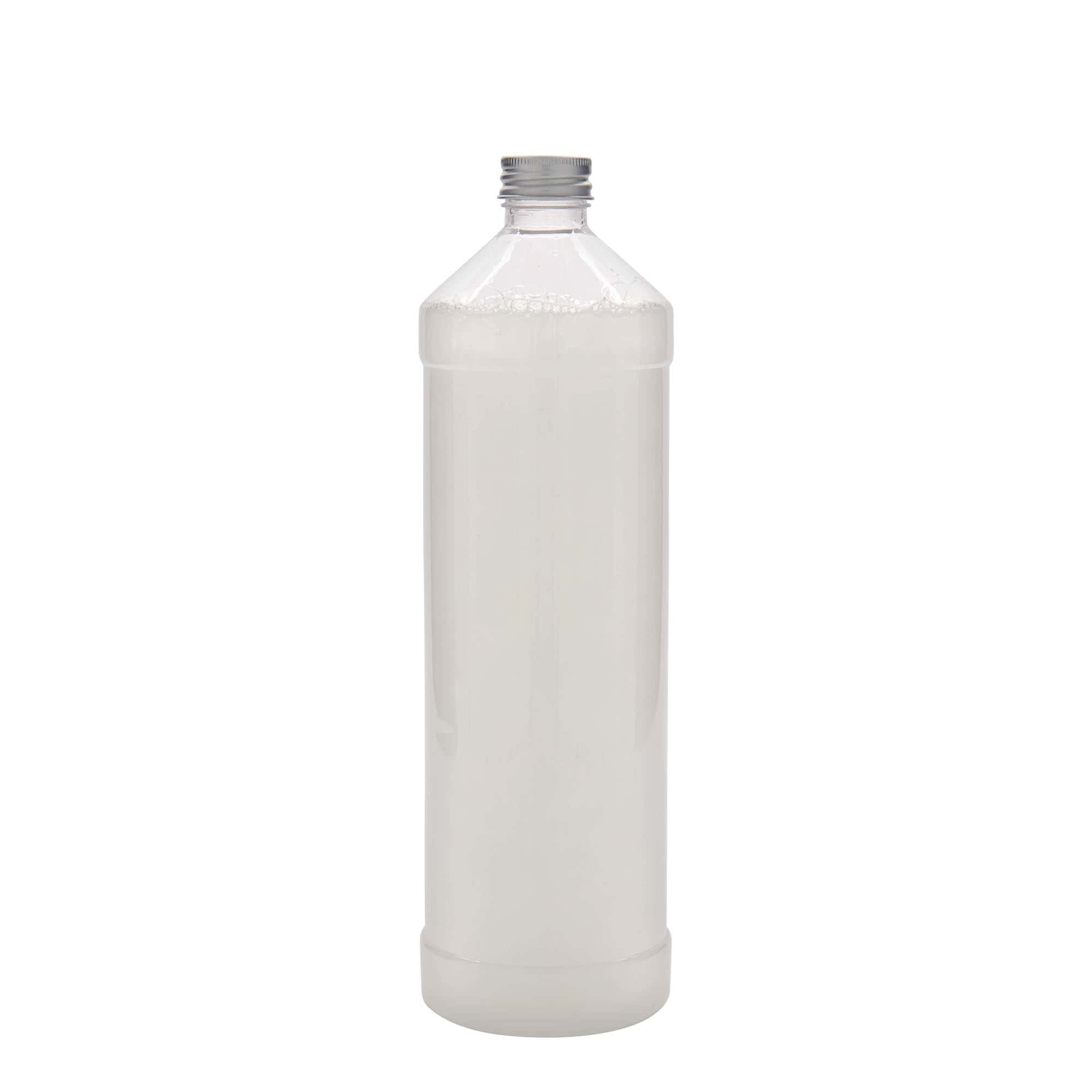 Bottiglia PET da 1.000 ml 'Everytime', plastica, bocca: 28/410