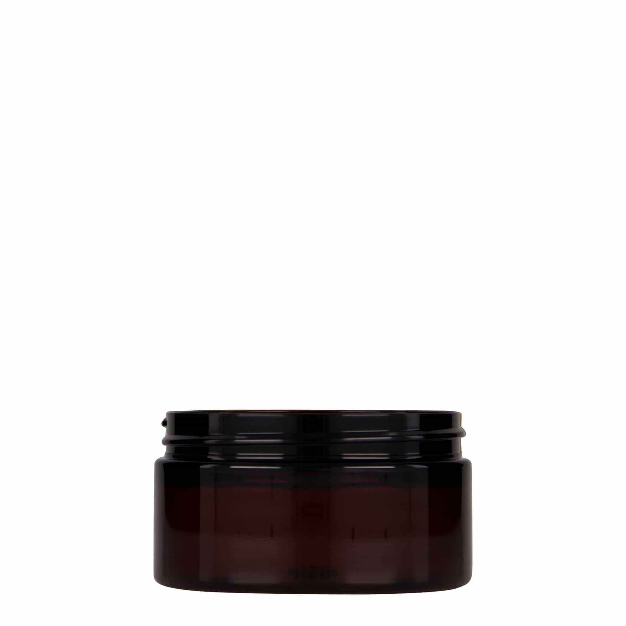 100 ml barattolo in PET 'Isabella', marrone, bocca: 70/400