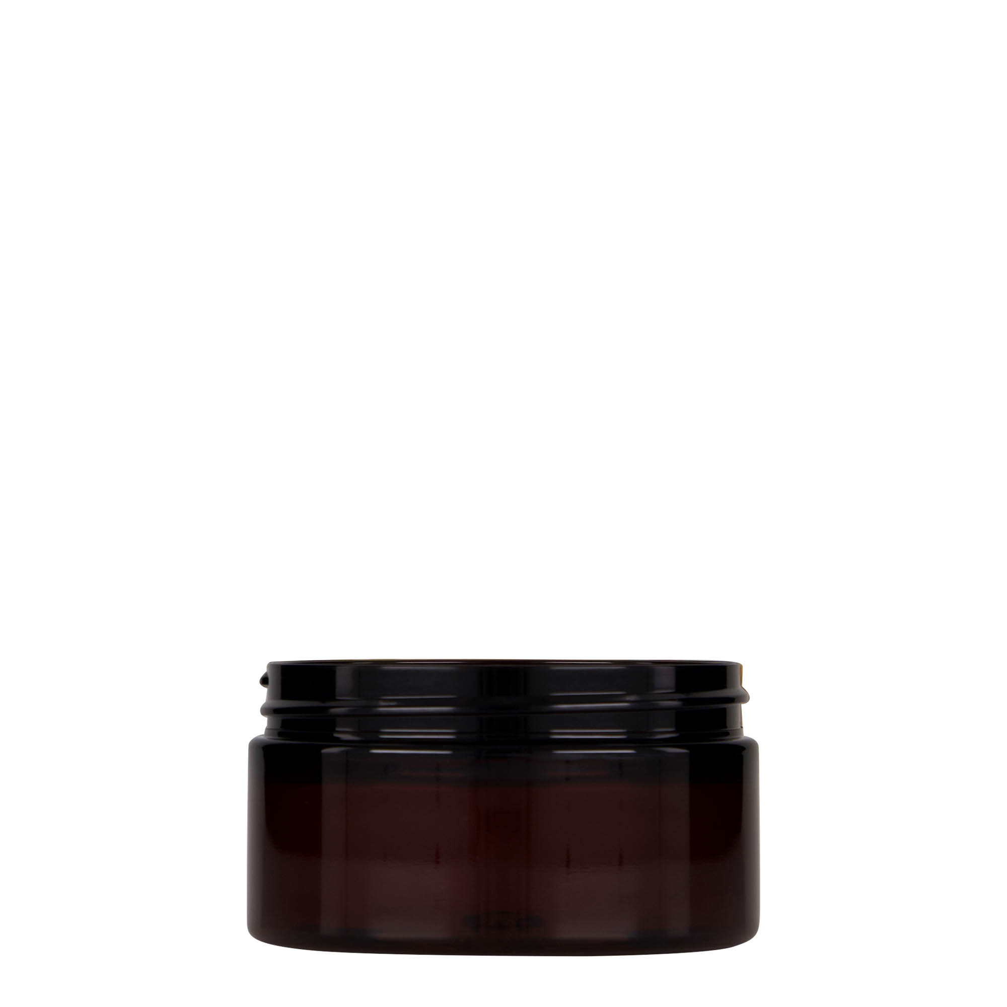 100 ml barattolo in PET 'Isabella', marrone, bocca: 70/400