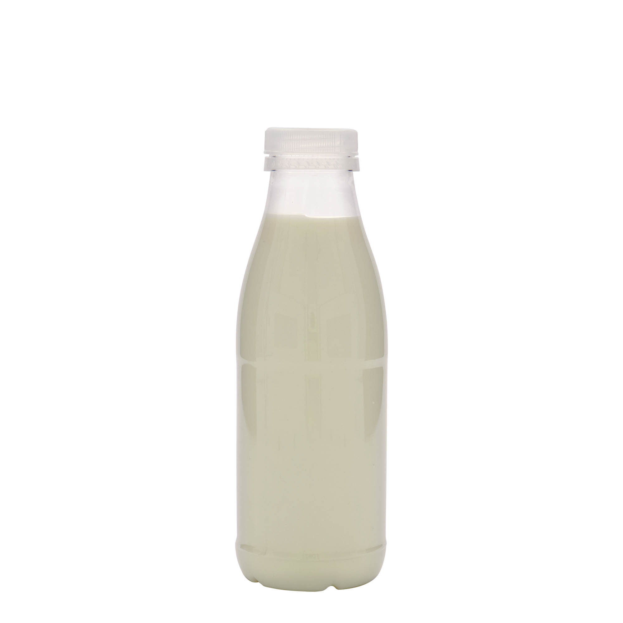 Bottiglia PET 500 ml 'Milk and Juice', plastica, bocca: 38 mm