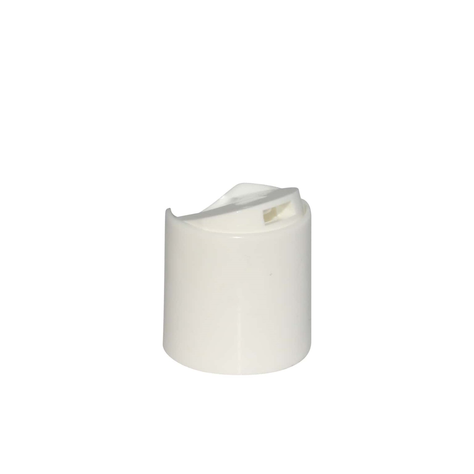 Tappo a vite Disc Top, plastica PP, bianco, per bocca: 20/410 Tappo a vite Disc Top, plastica PP, bianco, per bocca: 20/410