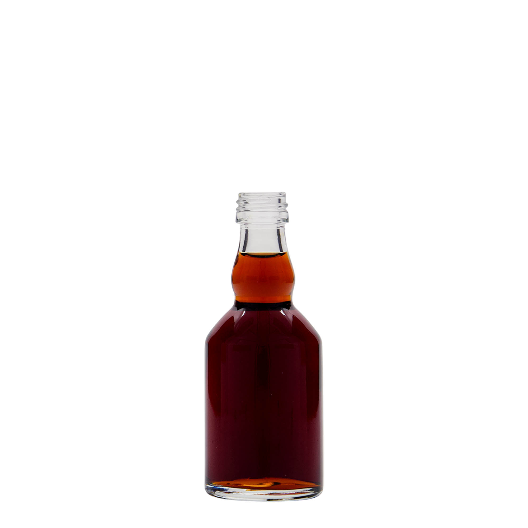 Bottiglia di vetro da 50 ml 'Georgio', bocca: PP 18 Bottiglia di vetro da 50 ml 'Georgio', bocca: PP 18