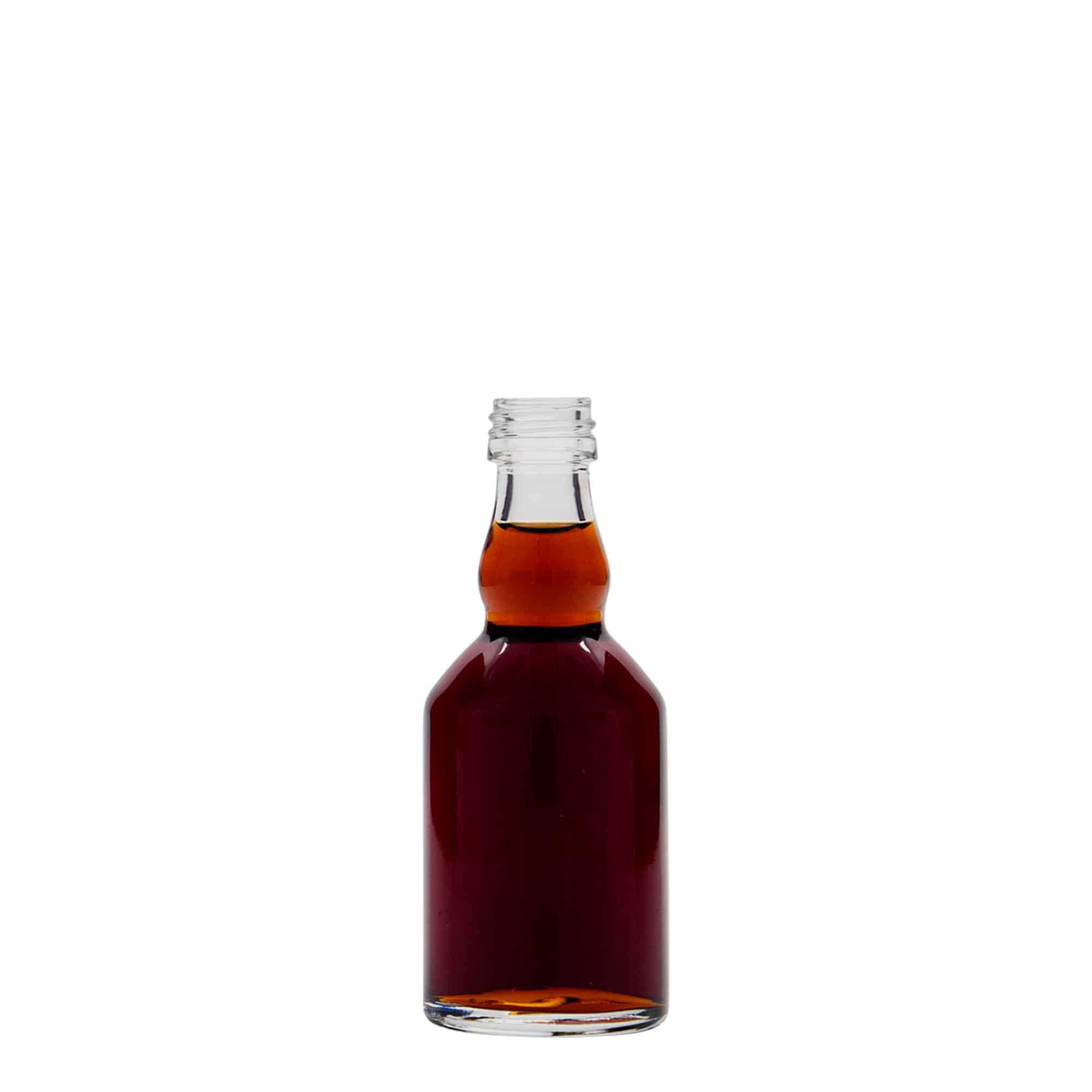 Bottiglia di vetro da 50 ml 'Georgio', bocca: PP 18 Bottiglia di vetro da 50 ml 'Georgio', bocca: PP 18