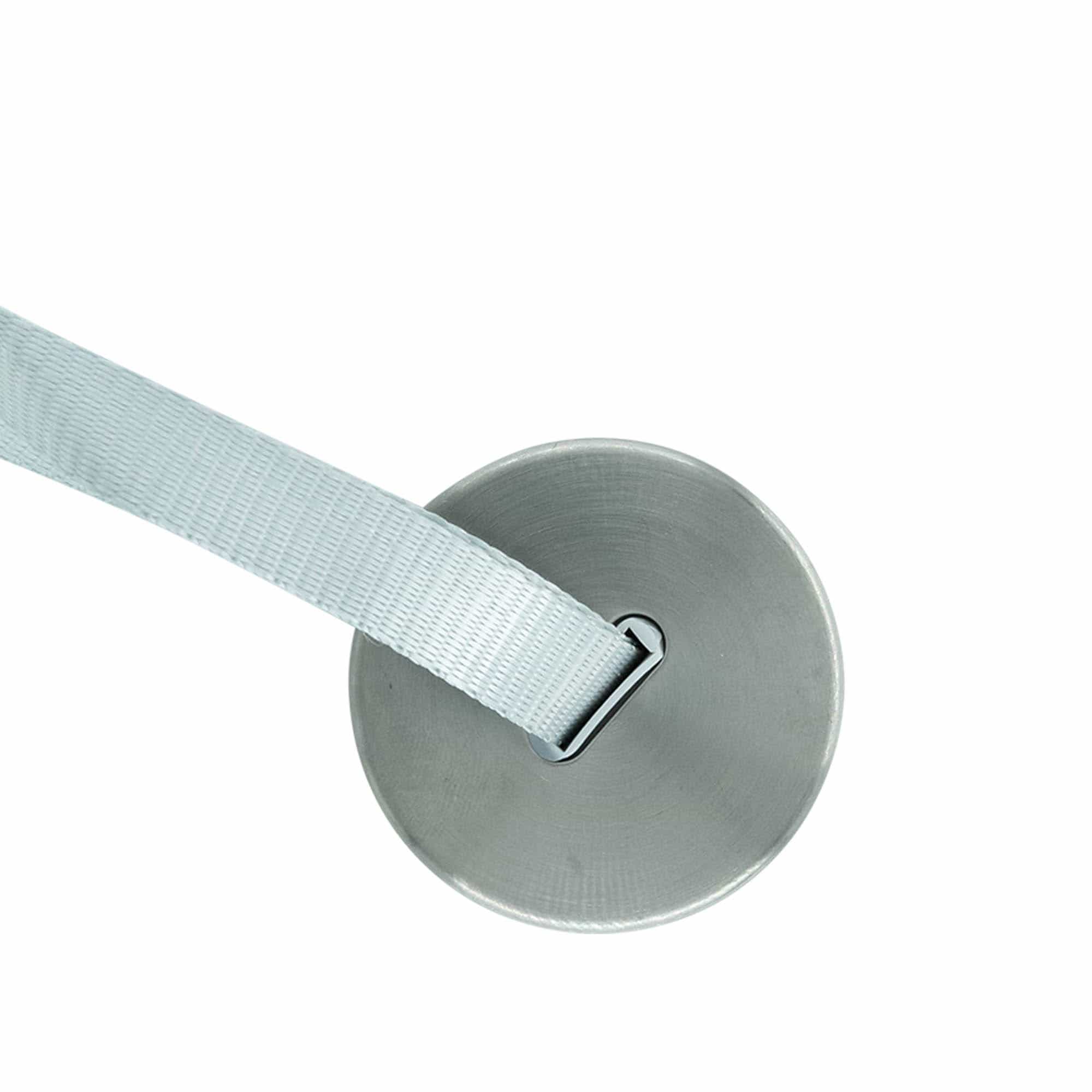 Tappo a vite 'Perseus' con anello, metallo, argento