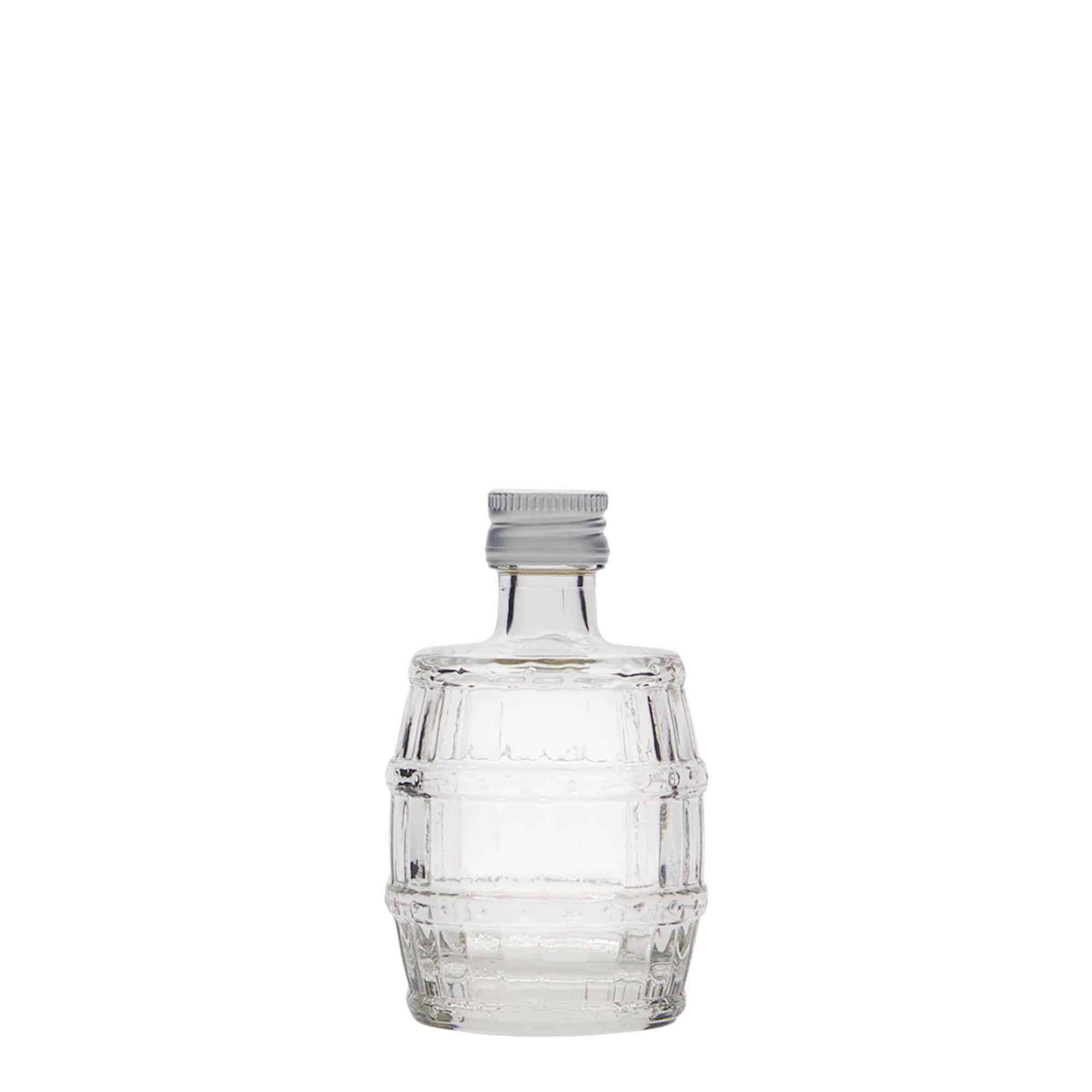50 ml Bottiglia di vetro 'Fass', imboccatura: fascetta
