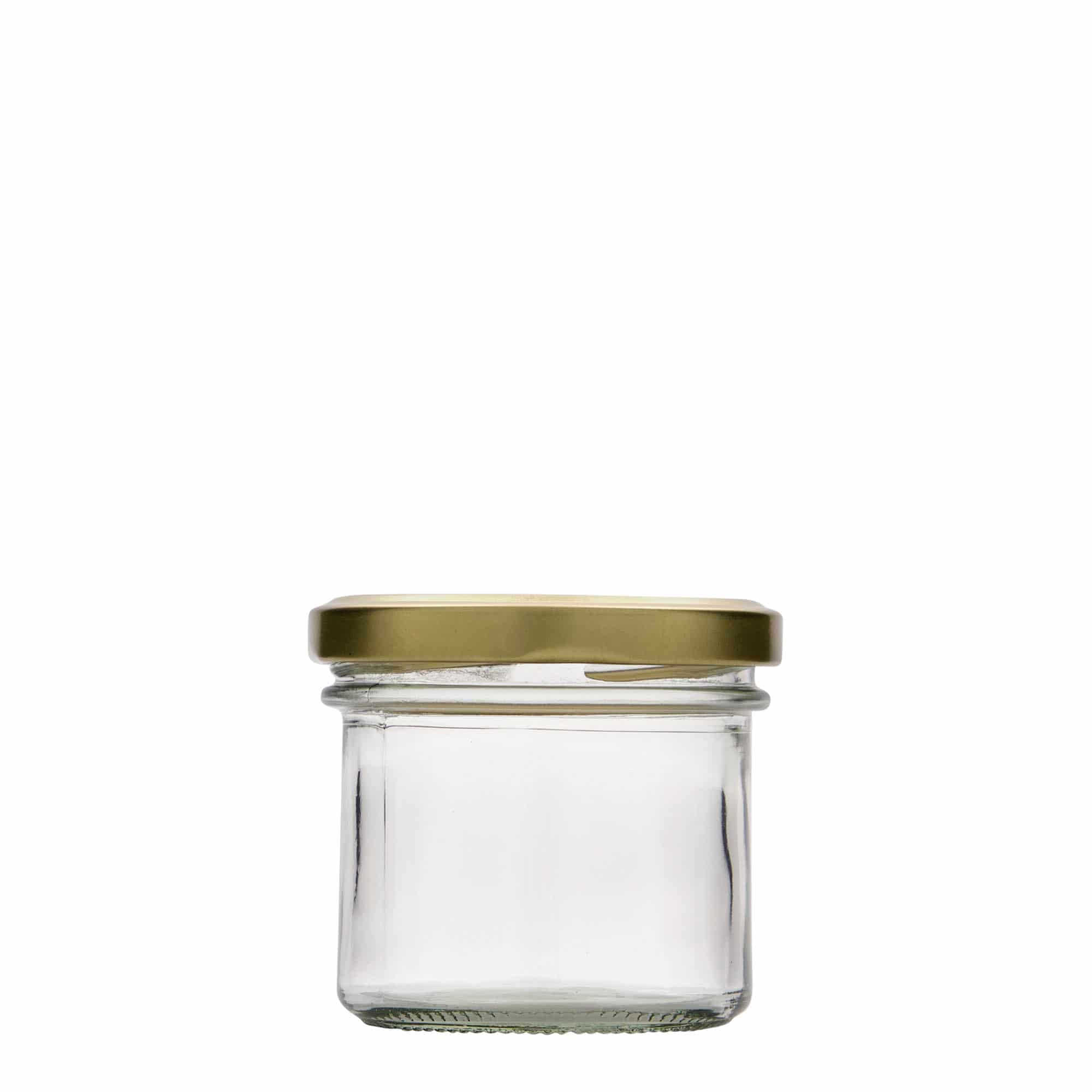 125 ml Vasetto cilindrico, vetro, imboccatura: Twist-Off (TO 66)