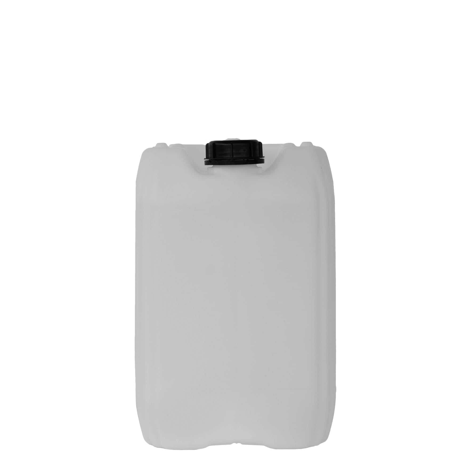 20 l tanica, rettangolare, plastica HDPE, naturale, bocca: ND 60