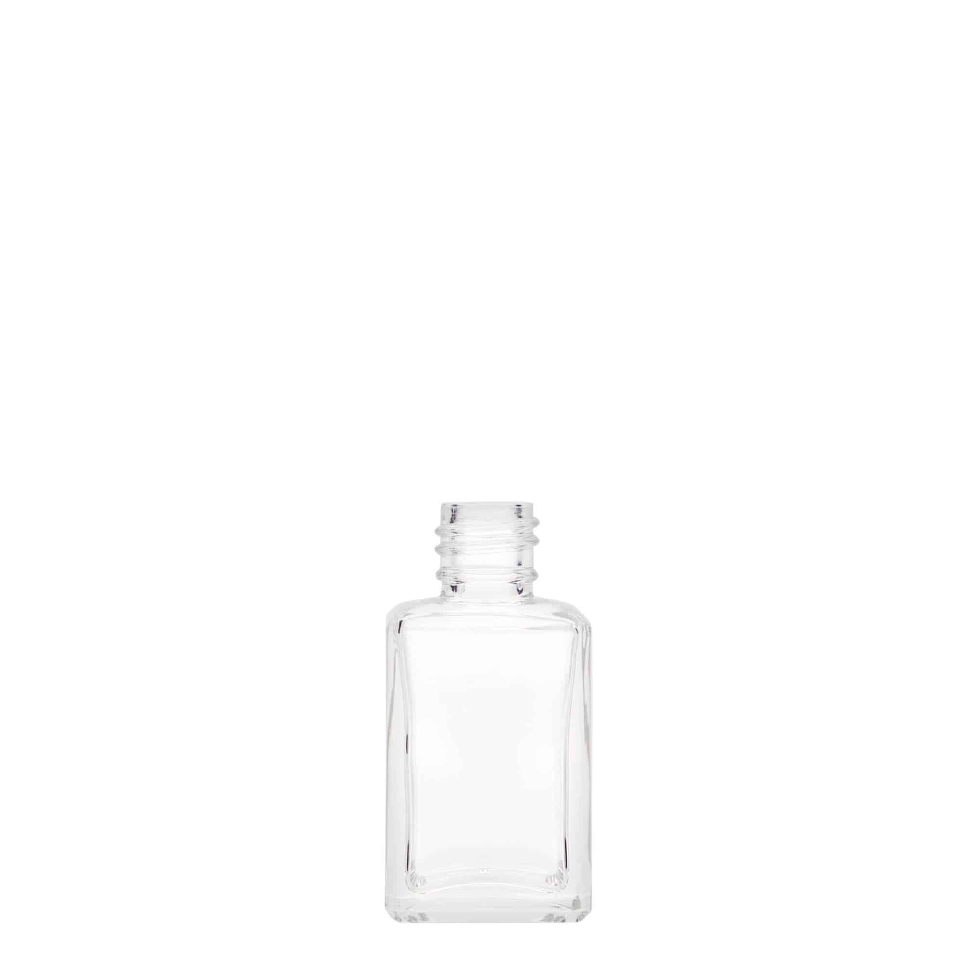 30 ml Bottiglia di vetro 'Tamme', quadrata, vetro, imboccatura: PP 18 30 ml Bottiglia di vetro 'Tamme', quadrata, vetro, imboccatura: PP 18