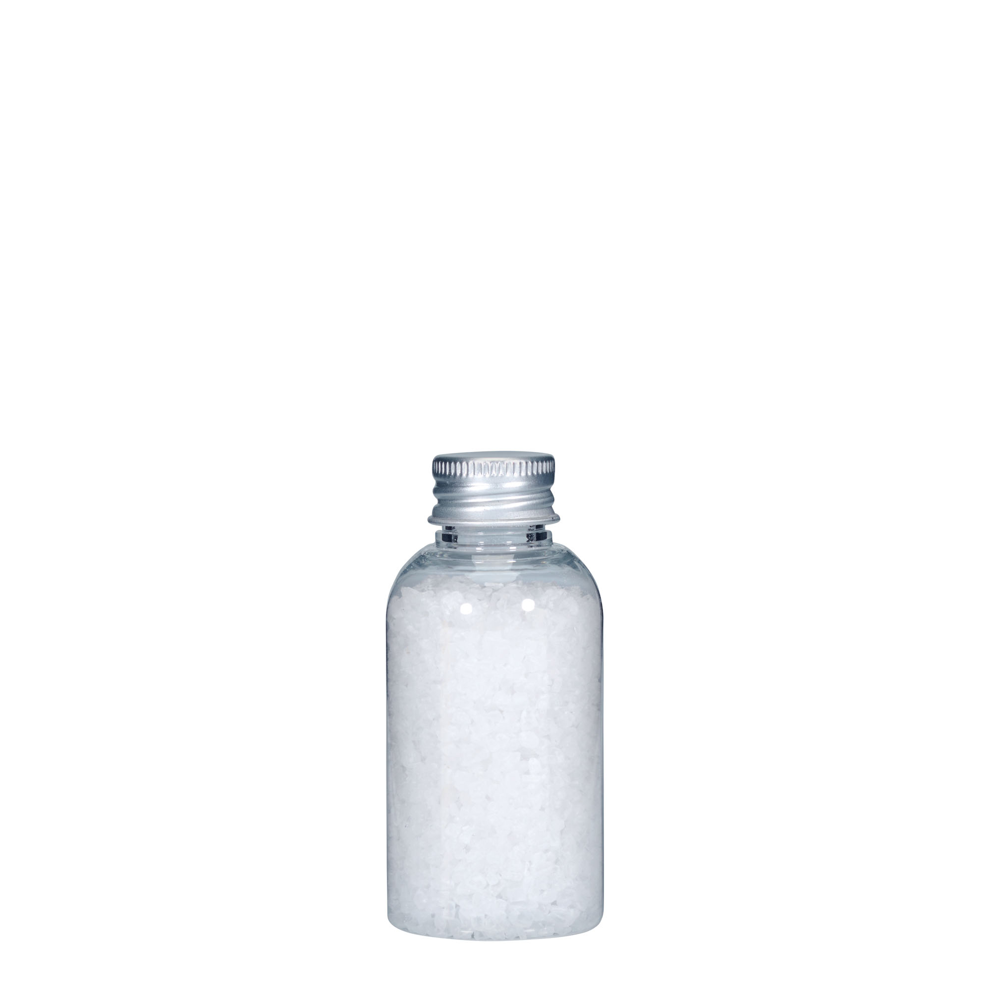 Bottiglia PET da 50 ml 'Boston', plastica, bocca: 20/410 Bottiglia PET da 50 ml 'Boston', plastica, bocca: 20/410