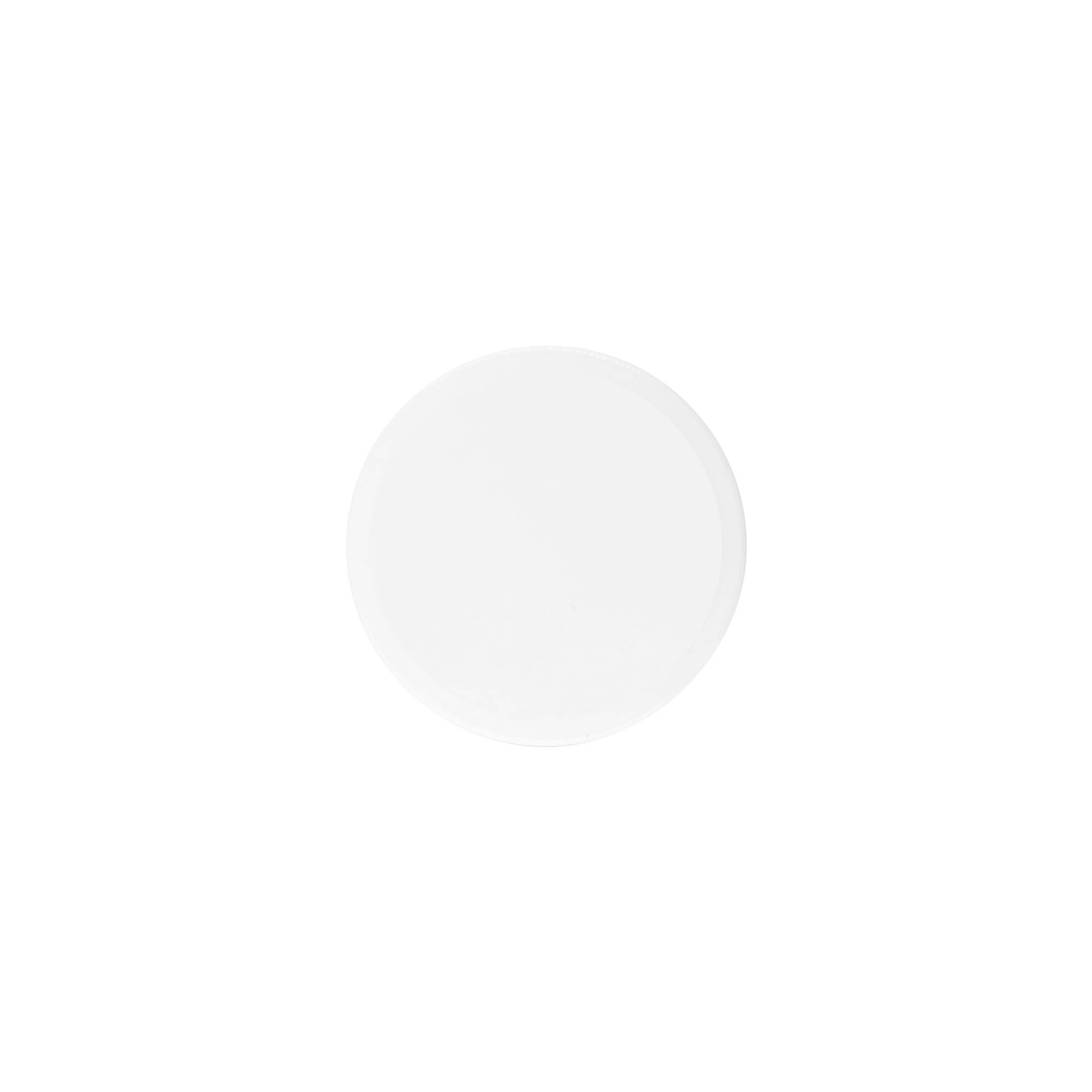 Tappo a vite 'White Line' 60ml, plastica PP, bianco