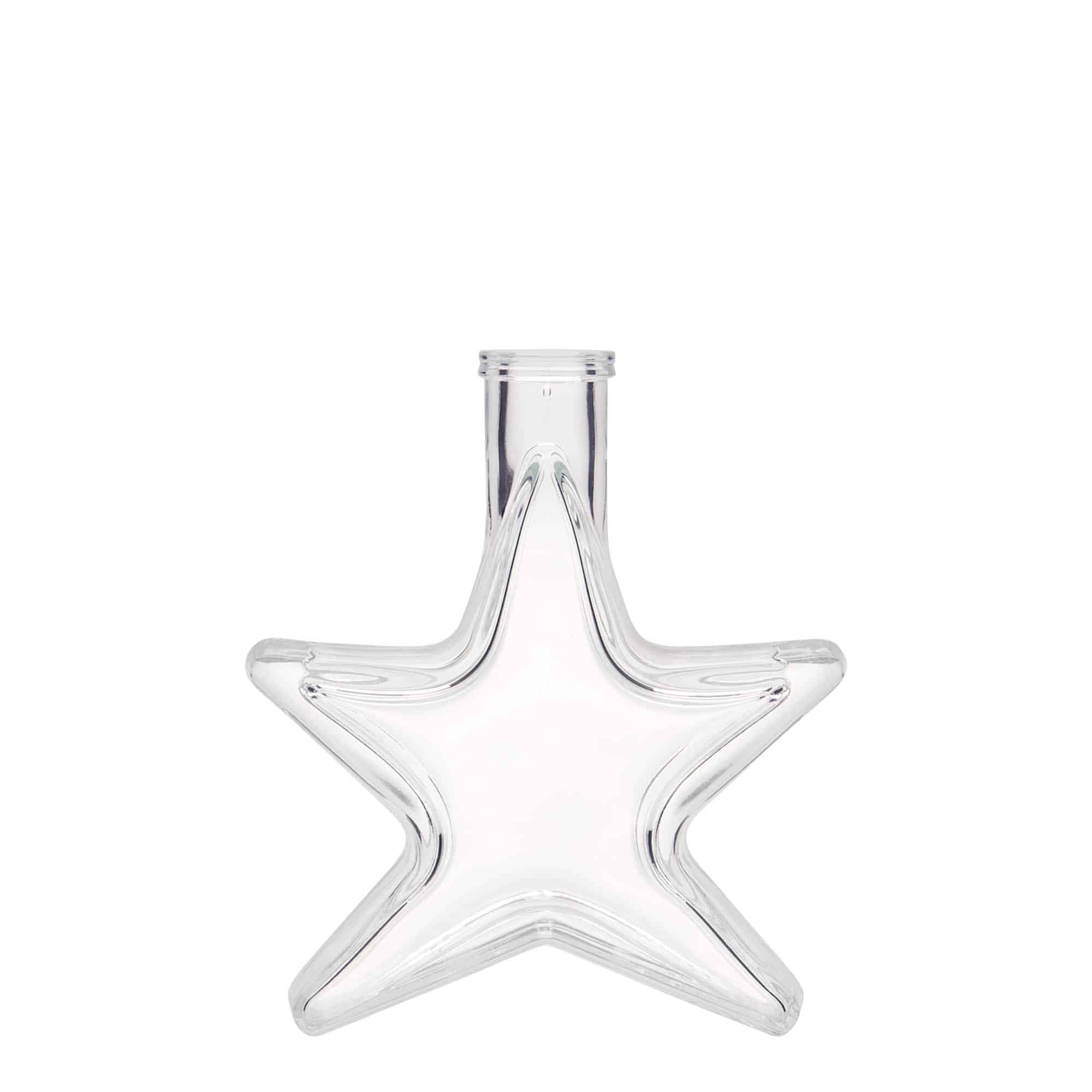 100 ml Bottiglia di vetro 'Stella', imboccatura: fascetta 100 ml Bottiglia di vetro 'Stella', imboccatura: fascetta