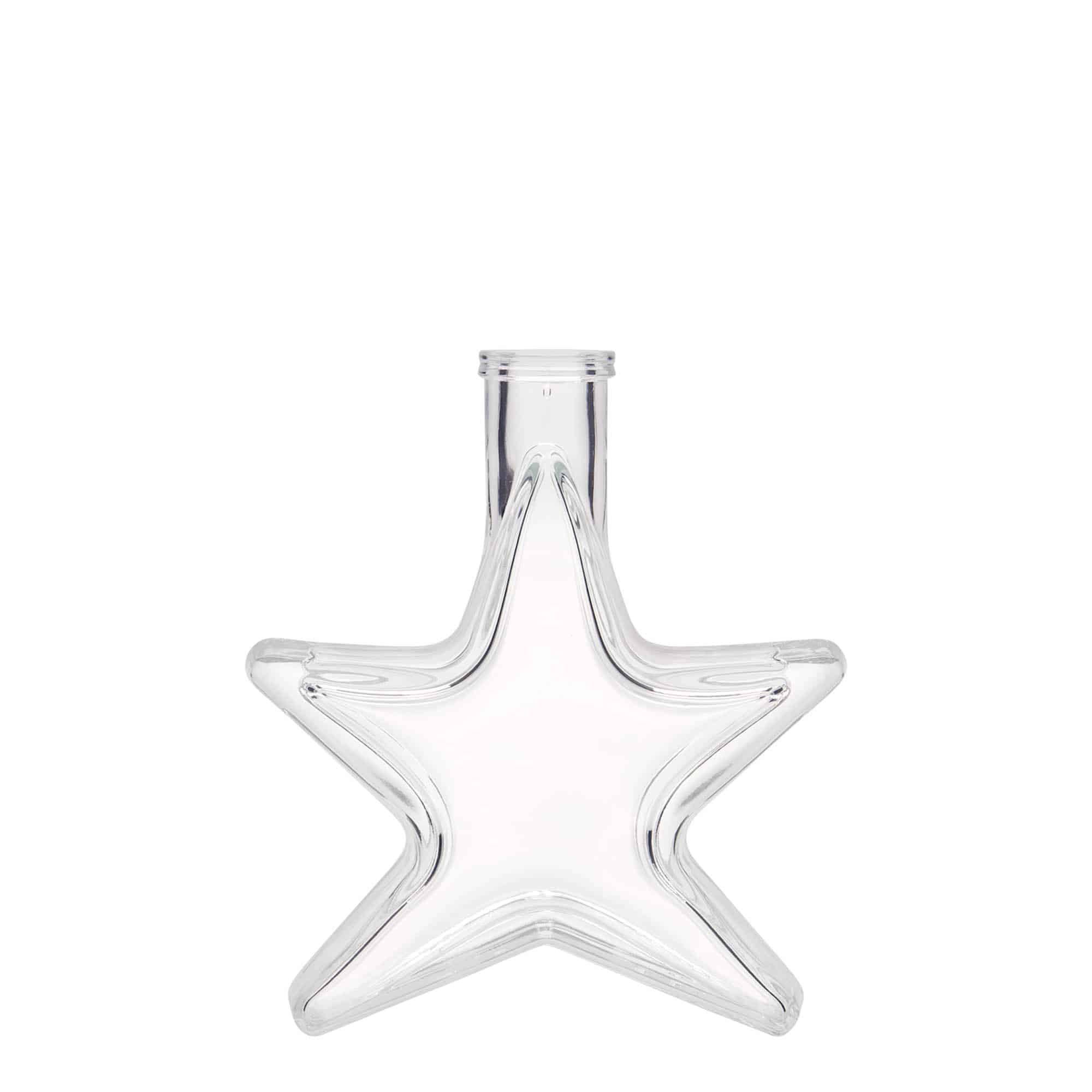 Bottiglia di vetro da 100 ml 'Stella', bocca: tappo di sughero