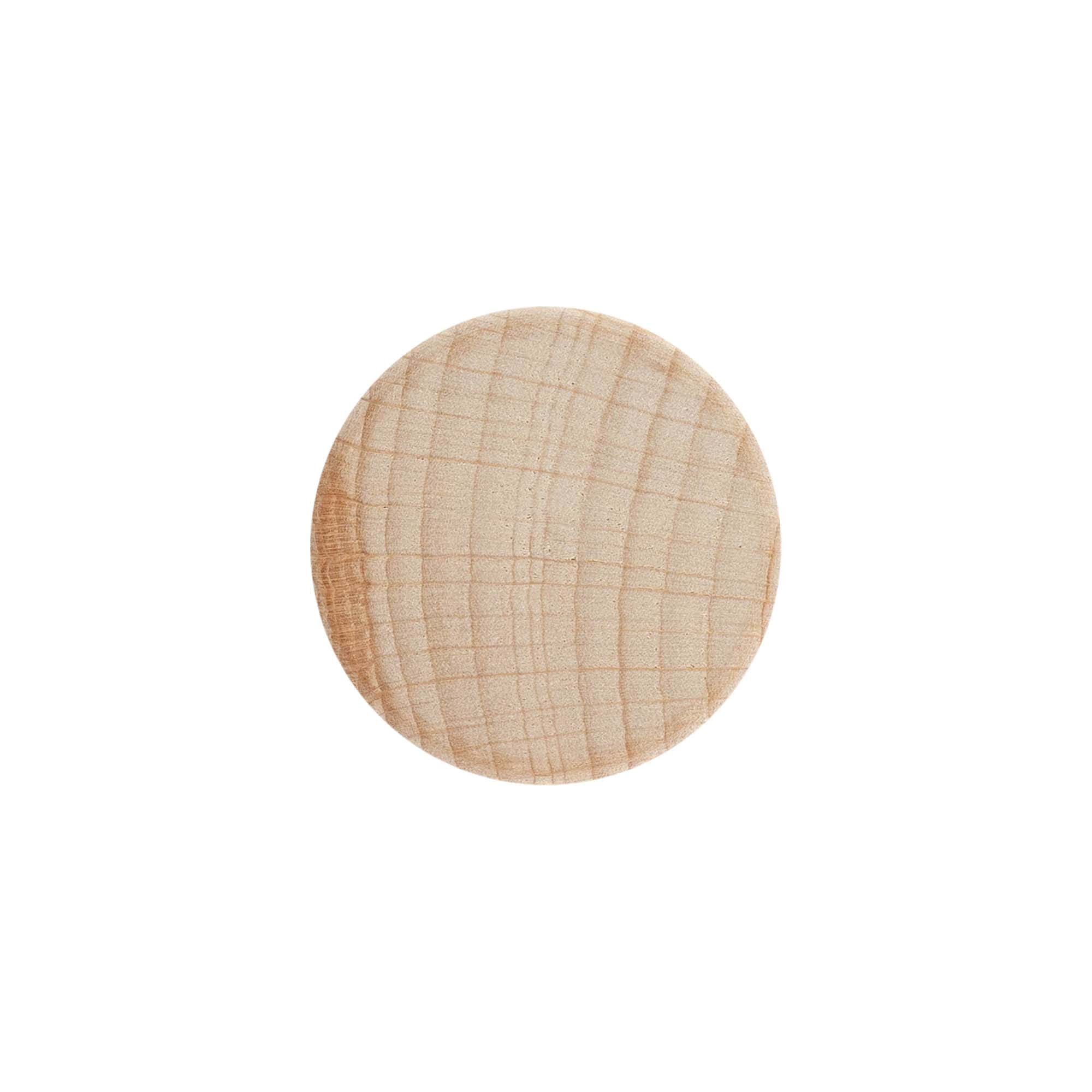 Tappo a vite, legno, beige, per bocca: GPI 33/400 Tappo a vite, legno, beige, per bocca: GPI 33/400