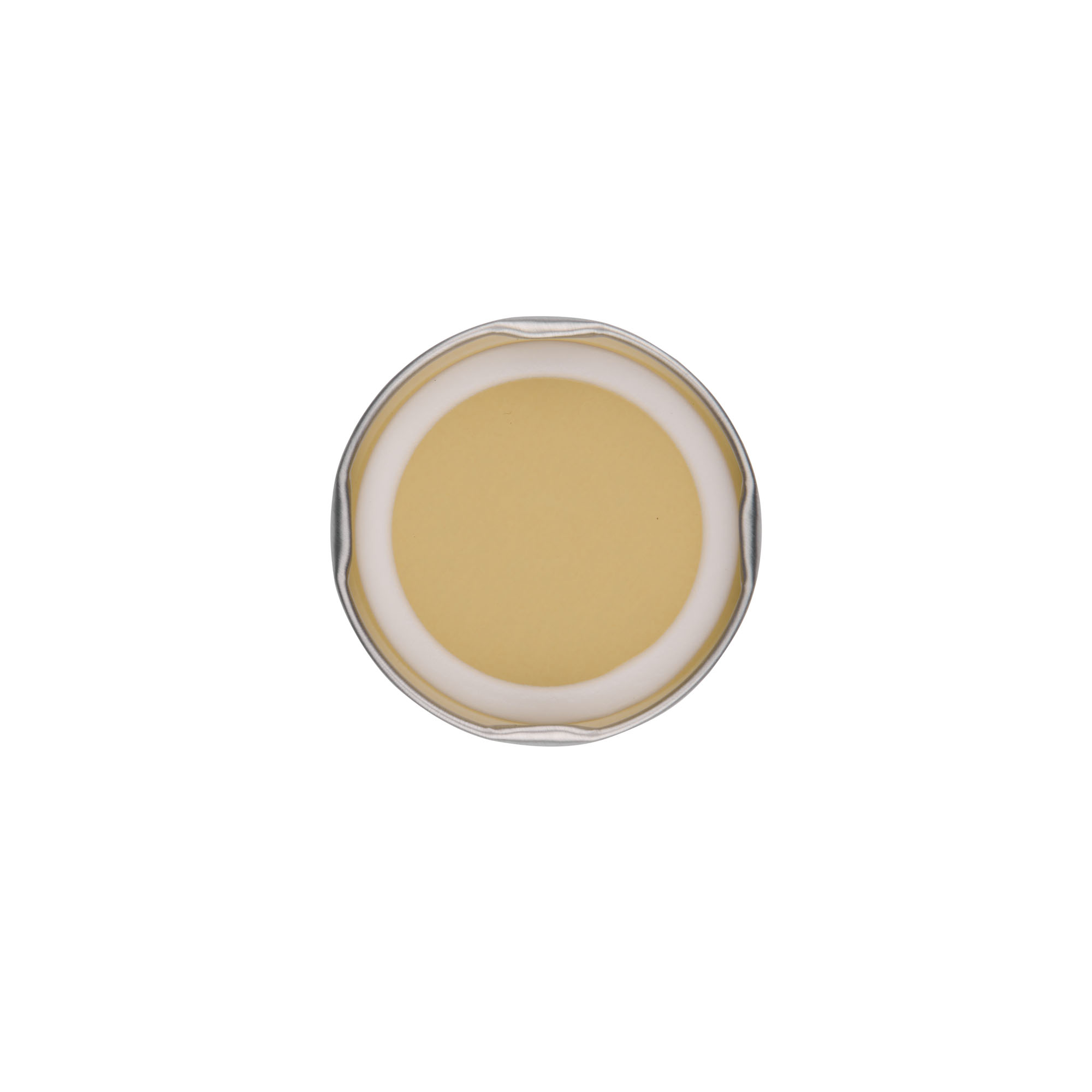 Tappo Twist-Off, lamiera bianca, argento, per bocca: TO 58