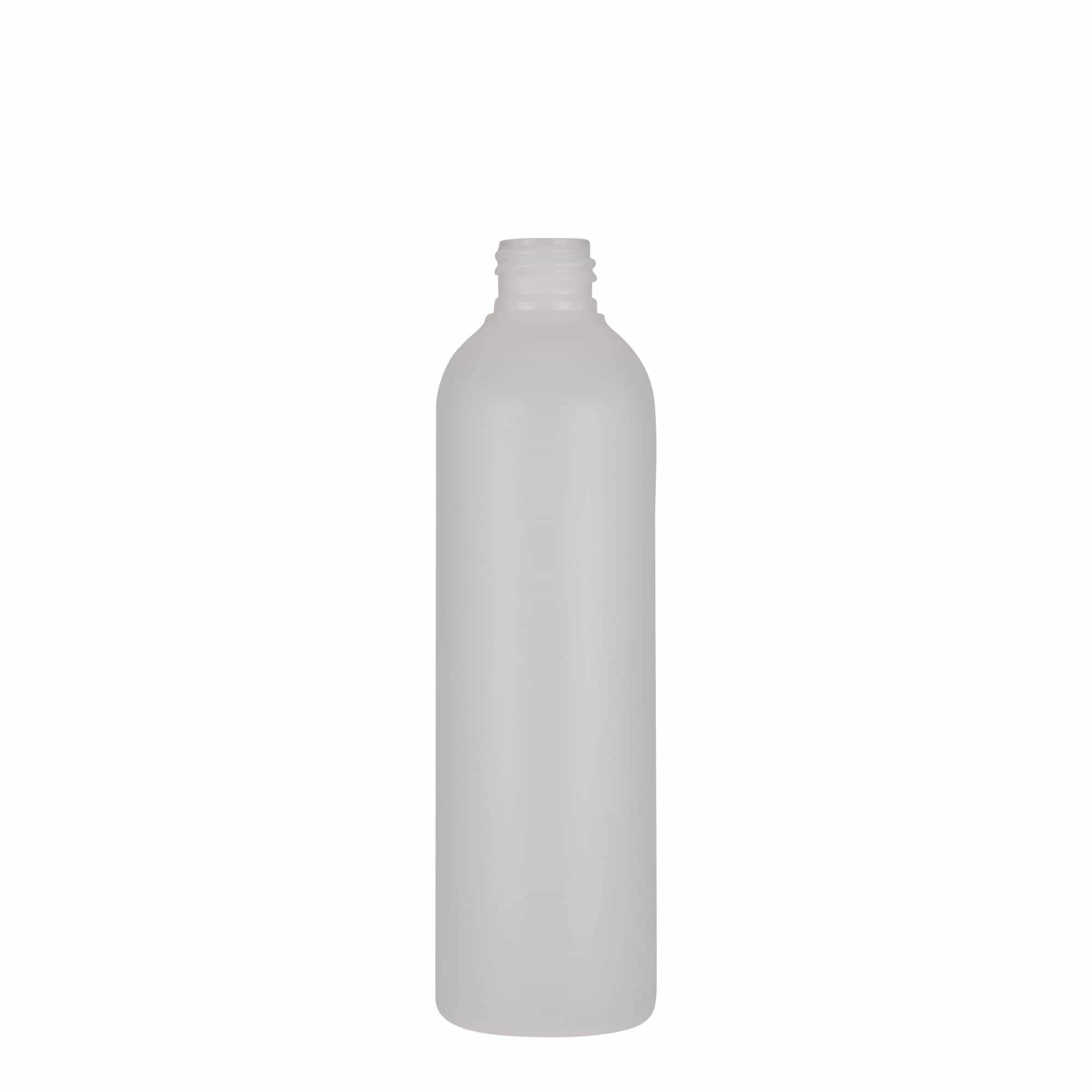 250 ml Flacone in plastica 'Tuffy', HDPE, naturale, imboccatura: GPI 24/410