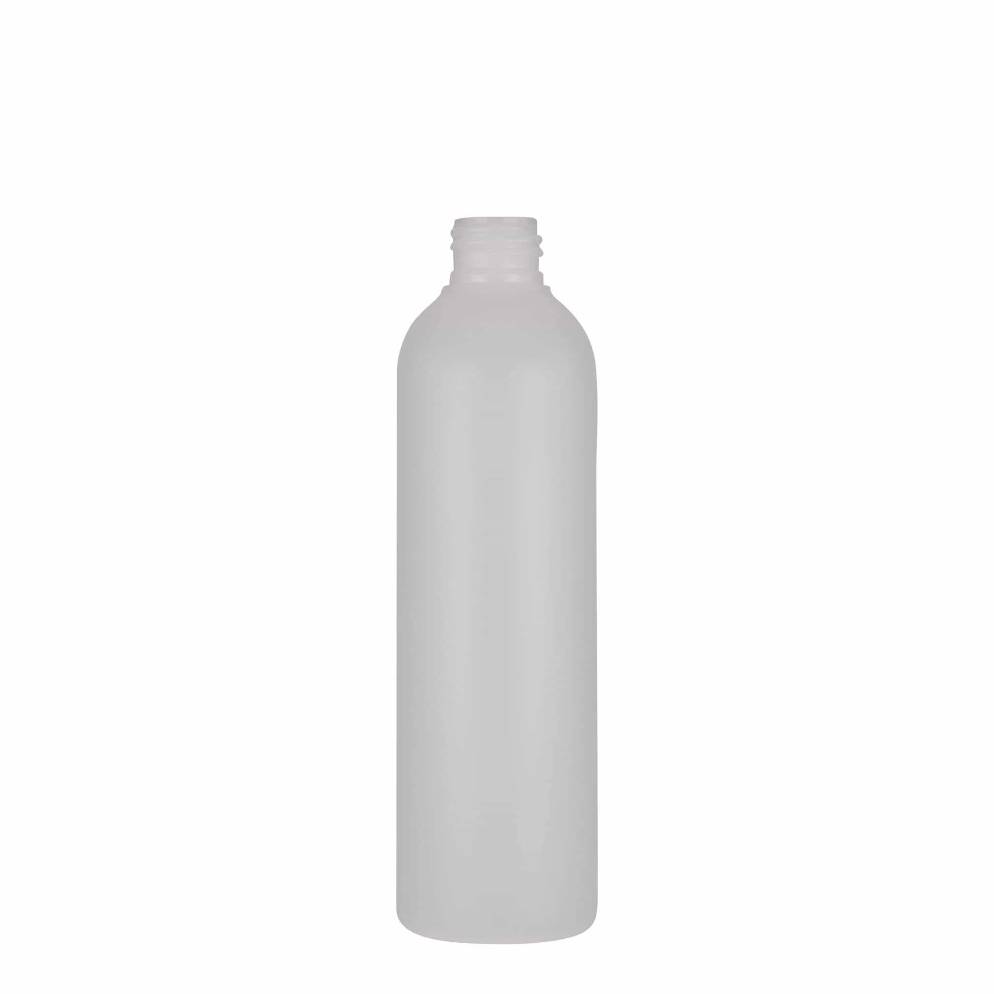 250 ml Flacone in plastica 'Tuffy', HDPE, naturale, imboccatura: GPI 24/410 250 ml Flacone in plastica 'Tuffy', HDPE, naturale, imboccatura: GPI 24/410