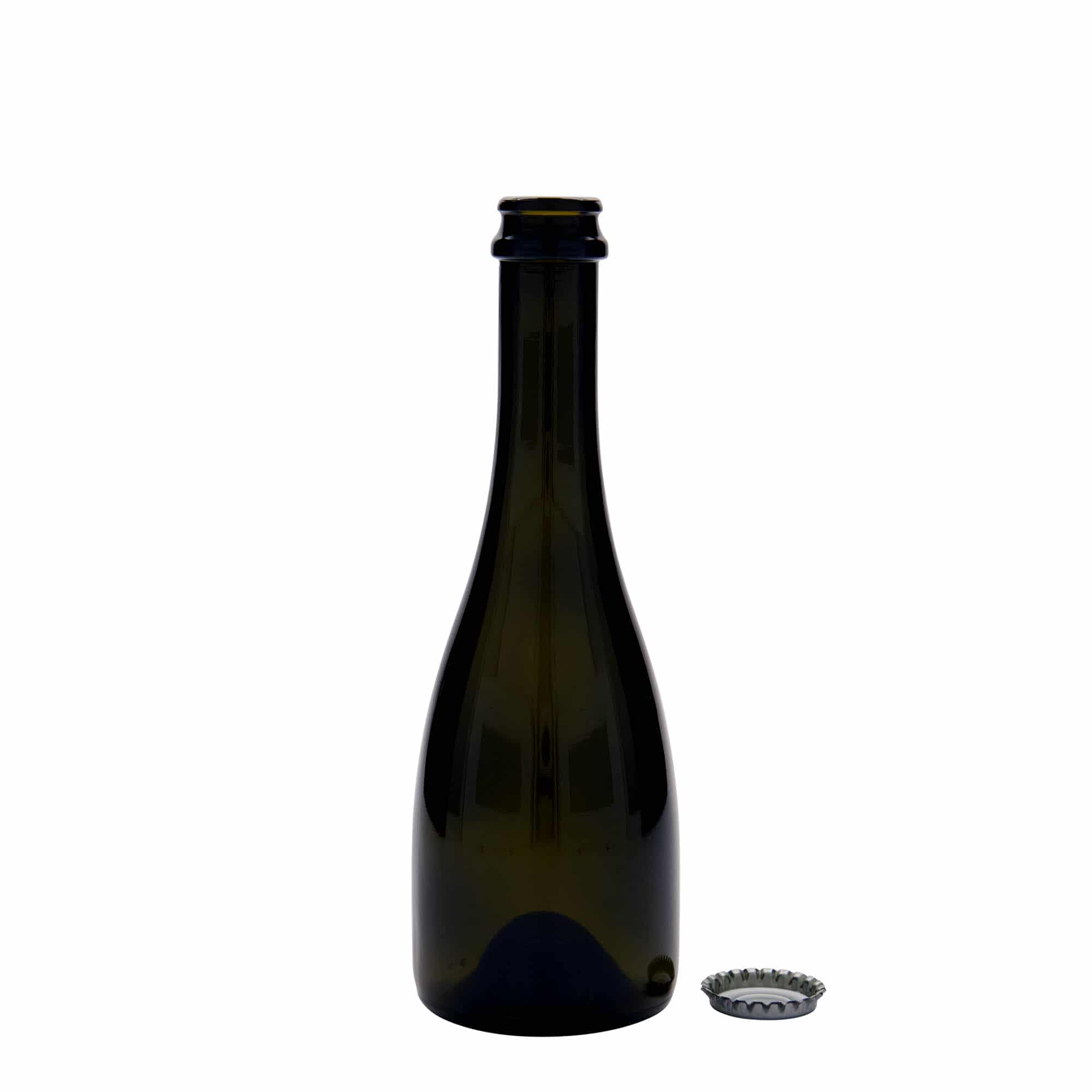 330 ml Bottiglia birra/spumante 'Tosca', vetro, verde antico, imboccatura: tappo a corona