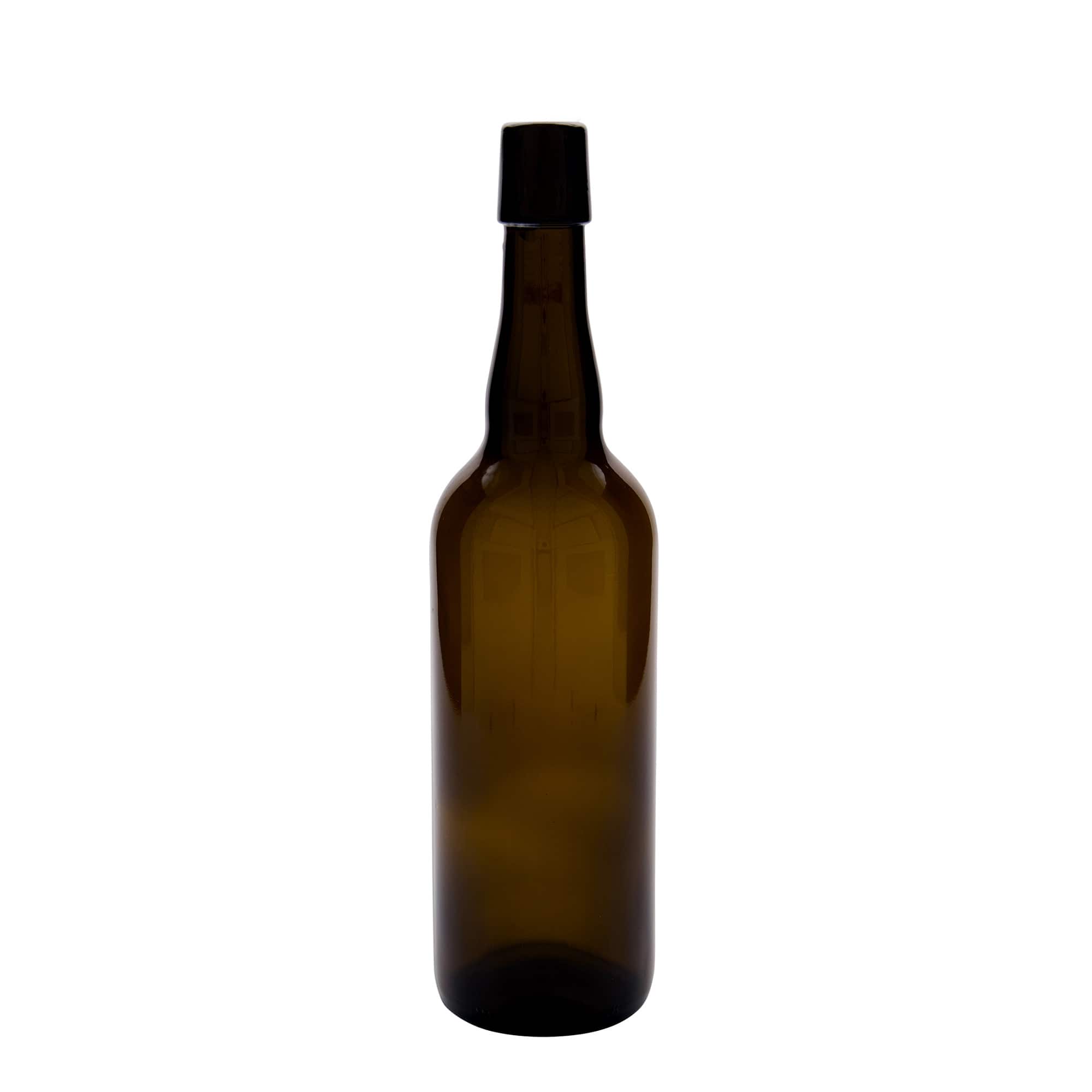 Bottiglia di birra 750 ml Belgio, vetro, marrone, bocca: chiusura a gancio