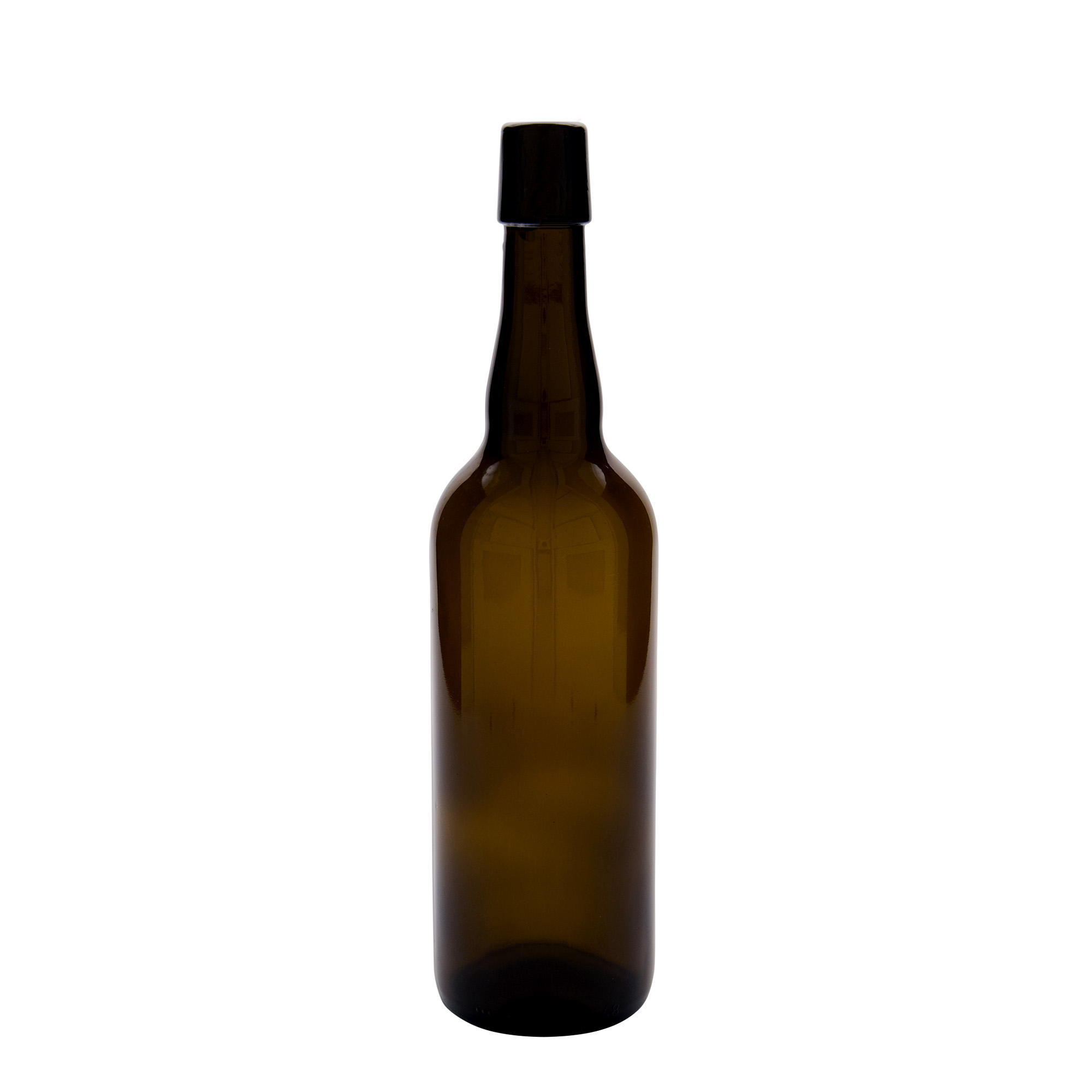 Bottiglia di birra 750 ml Belgio, vetro, marrone, bocca: chiusura a gancio