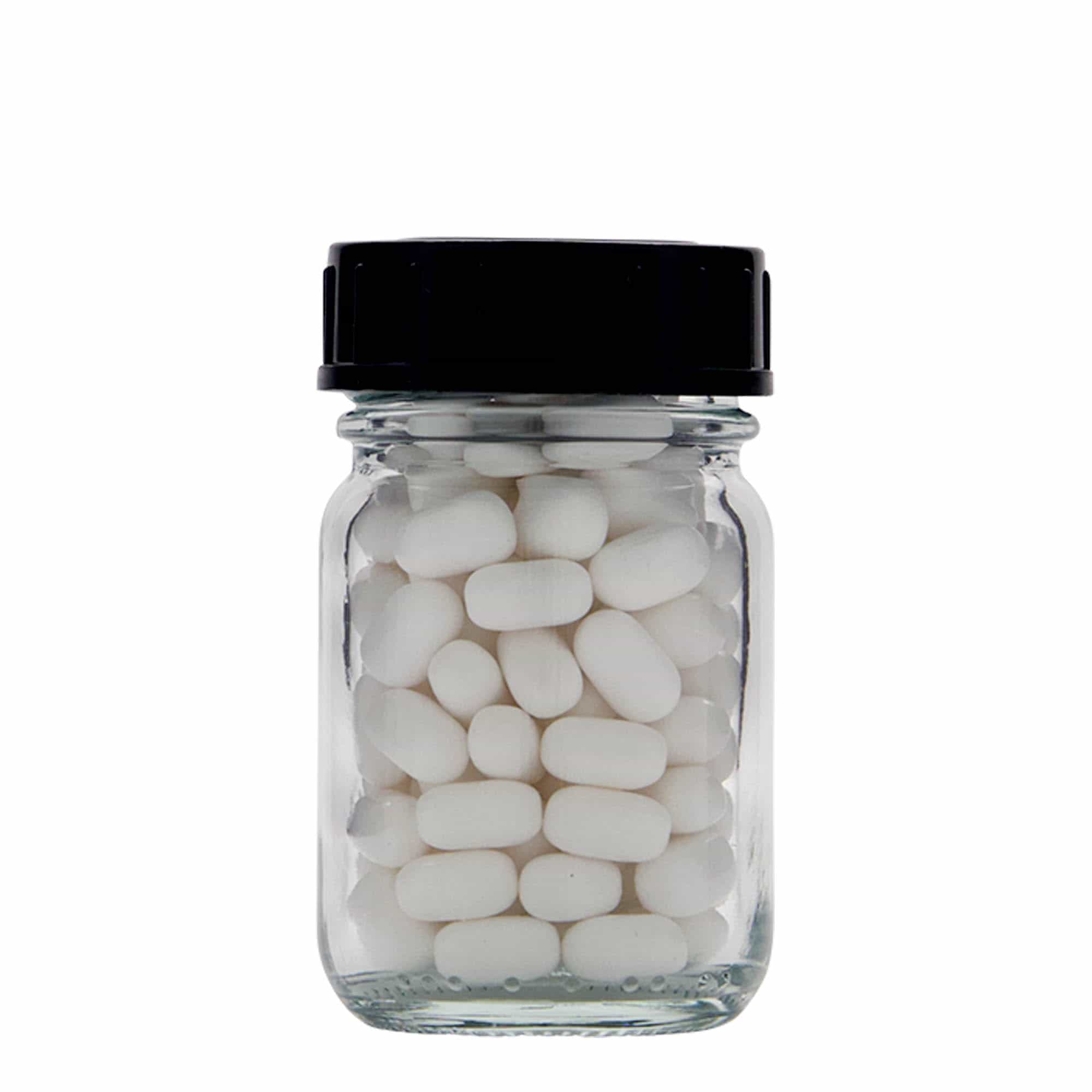 50 ml Vetro a collo largo, bocca: DIN 40