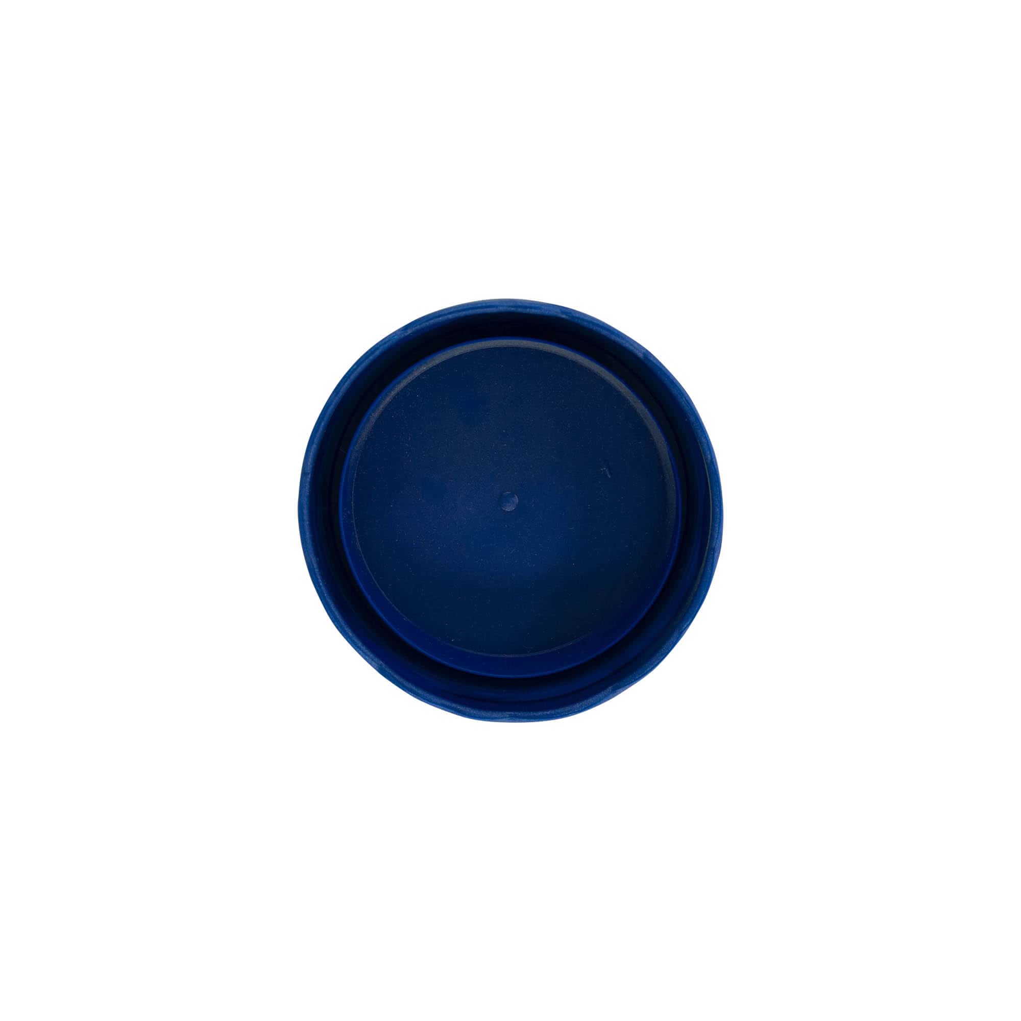 Coperchio a calotta per vaso in ceramica a collo stretto, plastica HDPE, blu