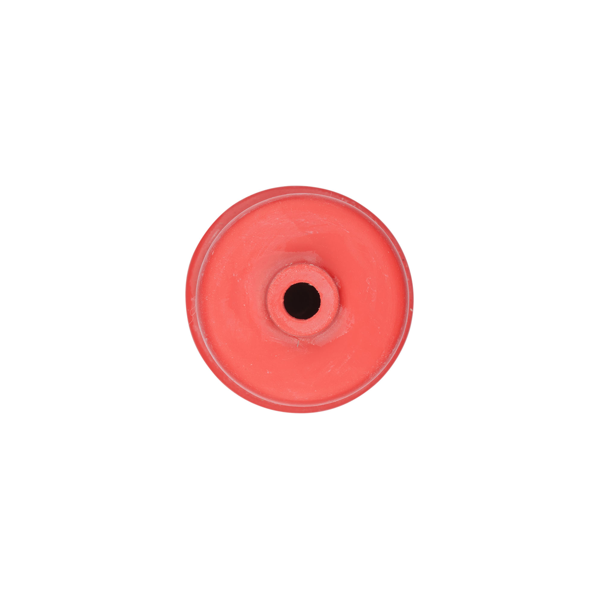 Tappo gorgogliatore N. 4, gomma, rosso