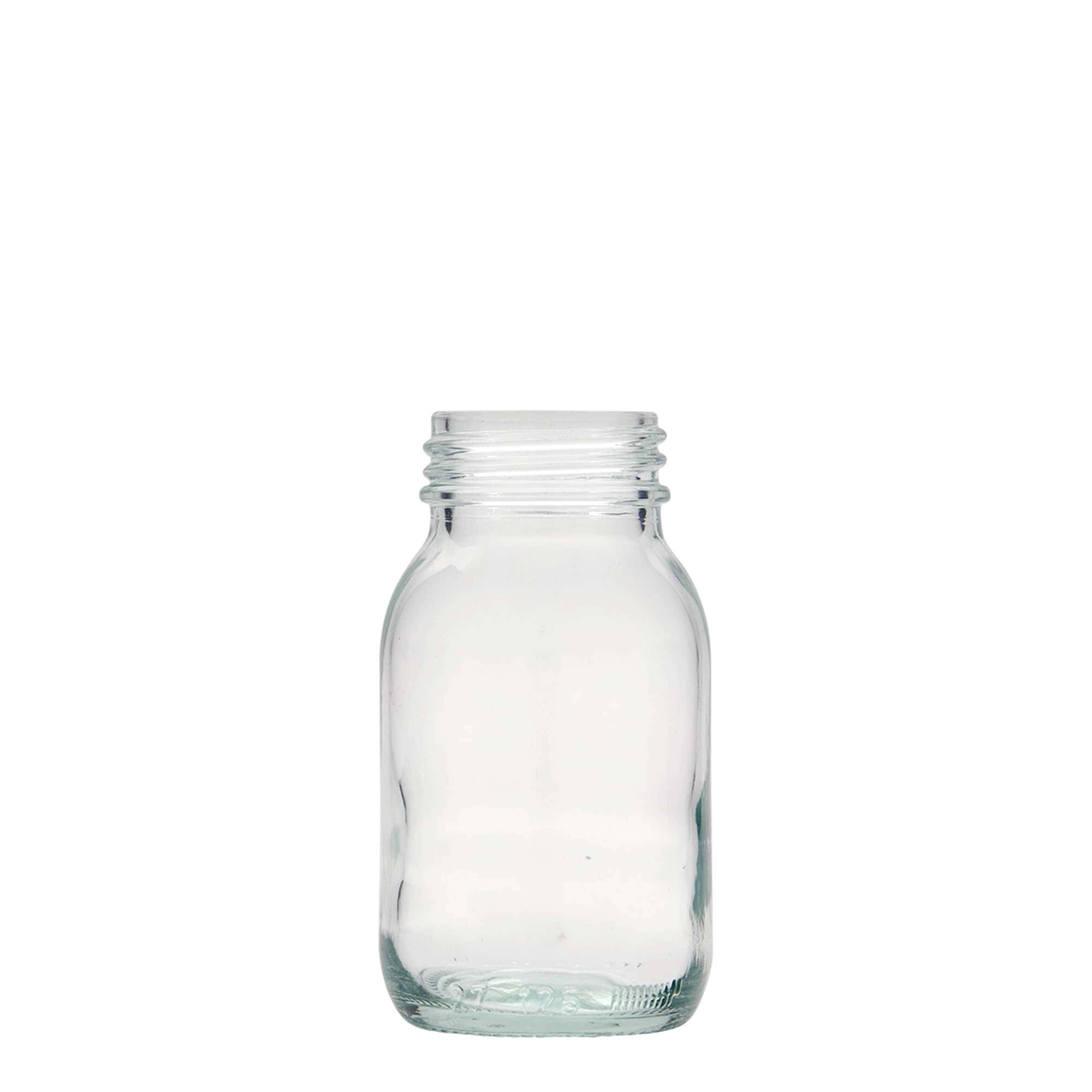 125 ml vaso a bocca larga, apertura: DIN 40