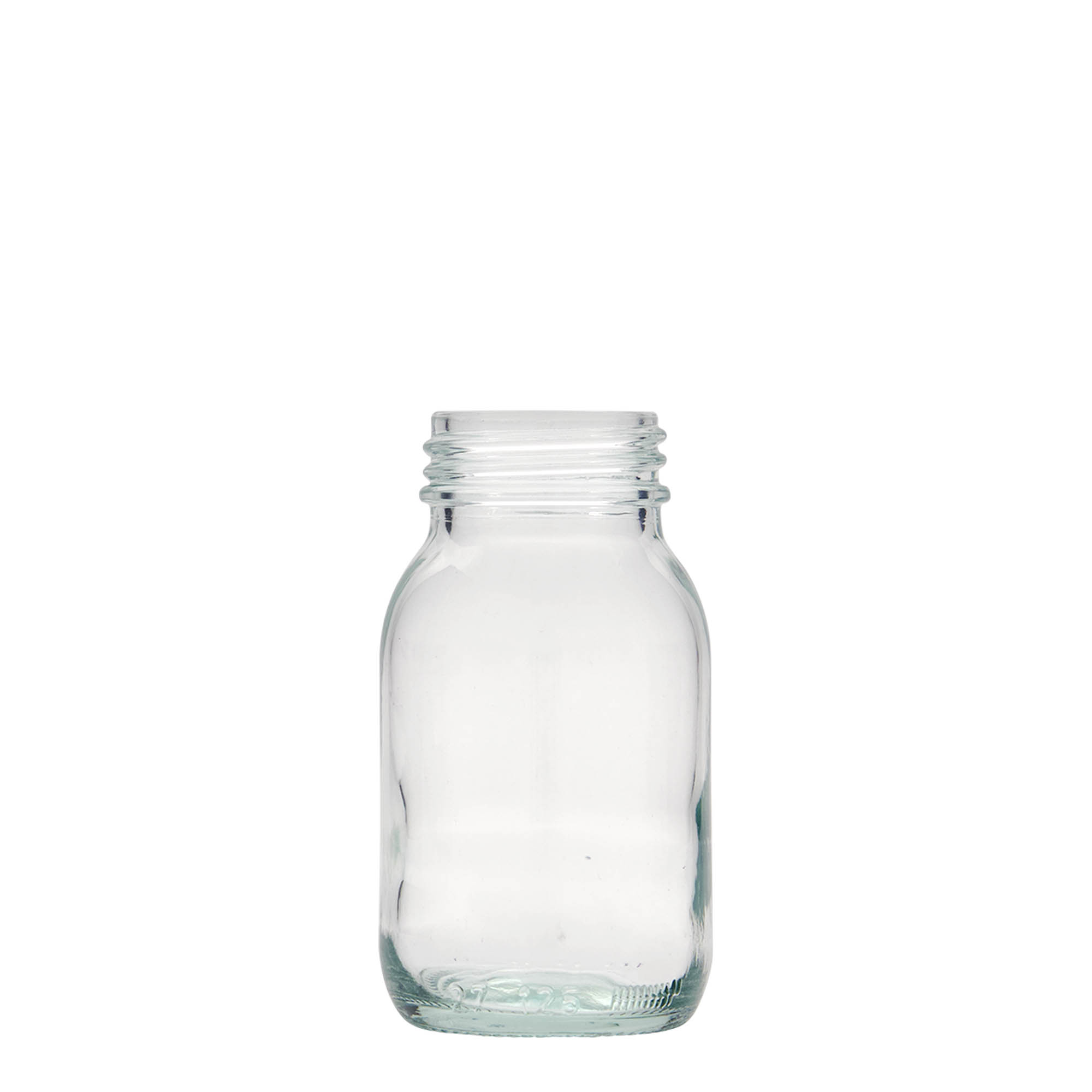 125 ml vaso a bocca larga, apertura: DIN 40 125 ml vaso a bocca larga, apertura: DIN 40