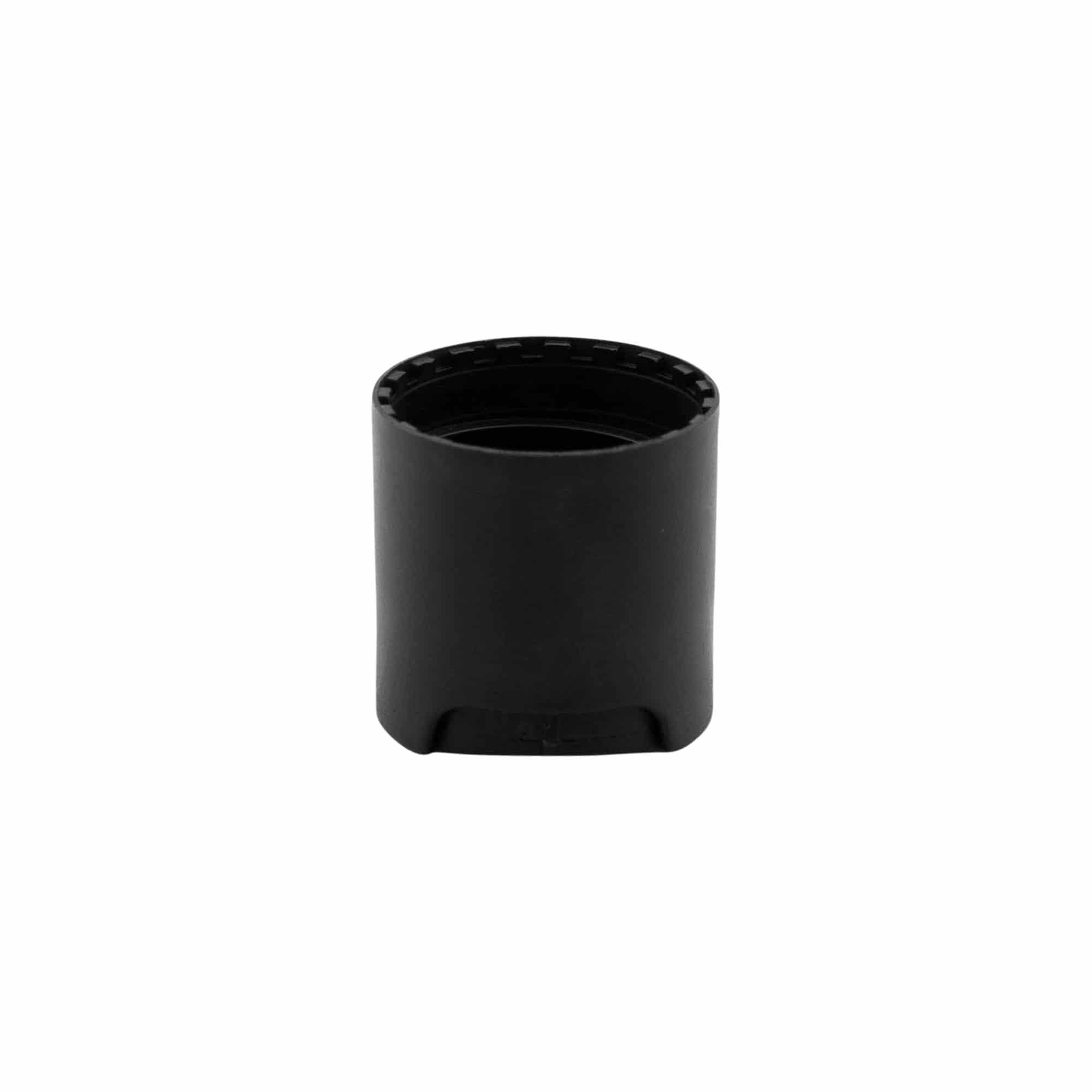 Tappo a vite Disc-Top, plastica PP, nero, per imboccatura: 24/410