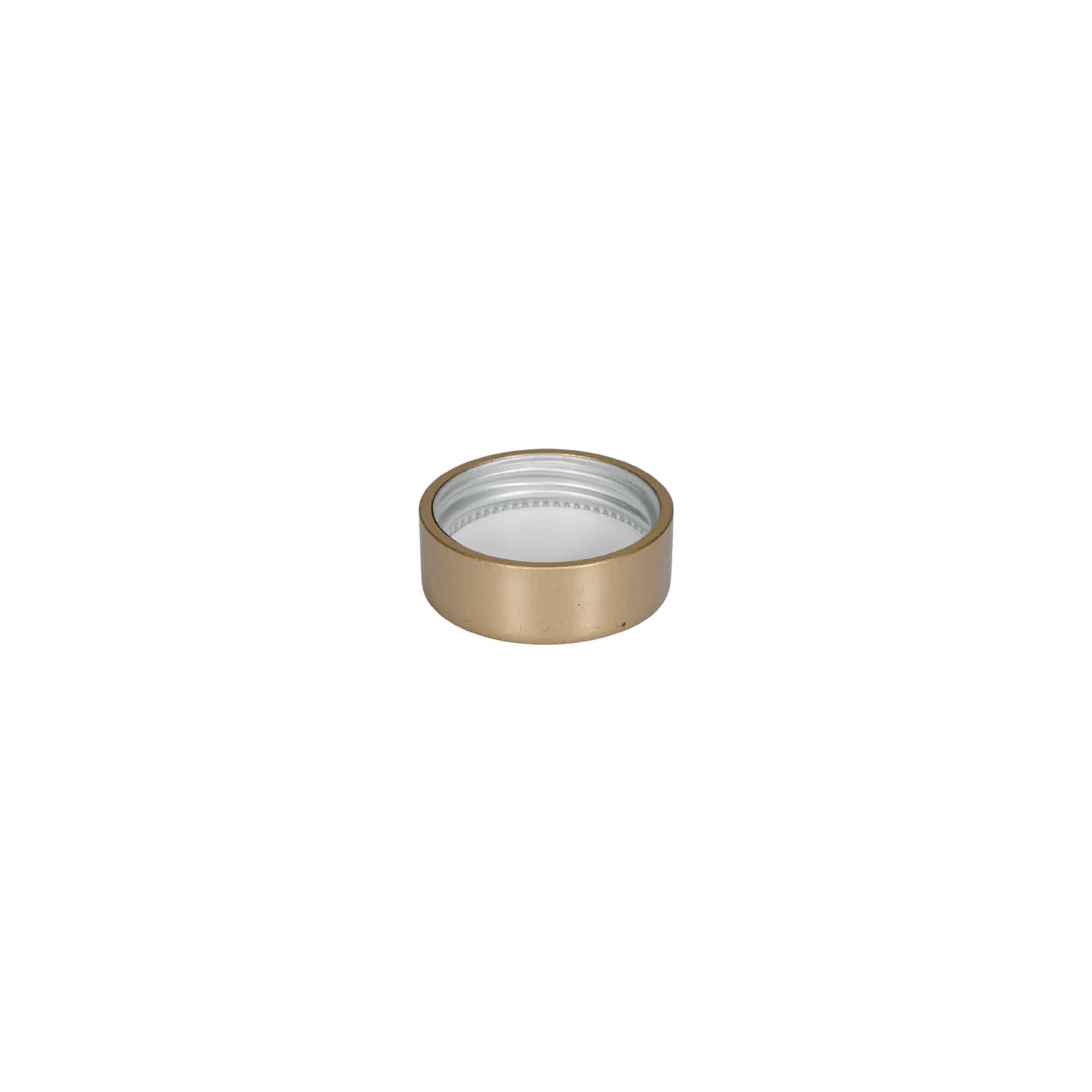 Chiusura a vite, plastica ABS, oro opaco, per bocca: GPI 33/400