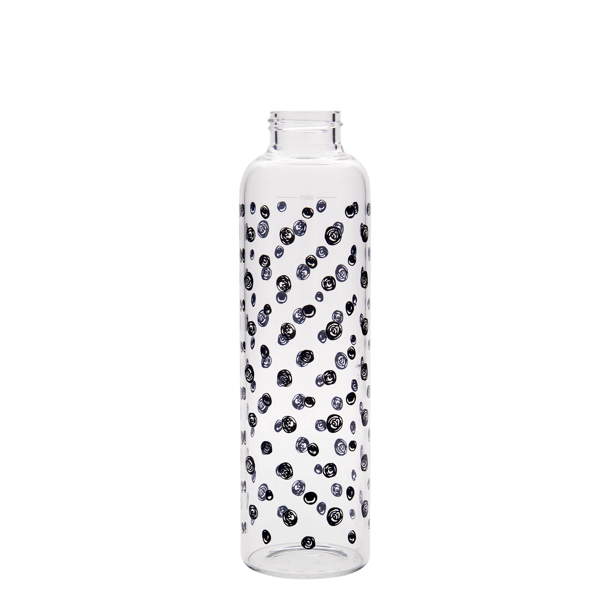 Borraccia da 500 ml 'Perseus - Punti neri', Bocca: Tappo a vite Borraccia da 500 ml 'Perseus - Punti neri', Bocca: Tappo a vite
