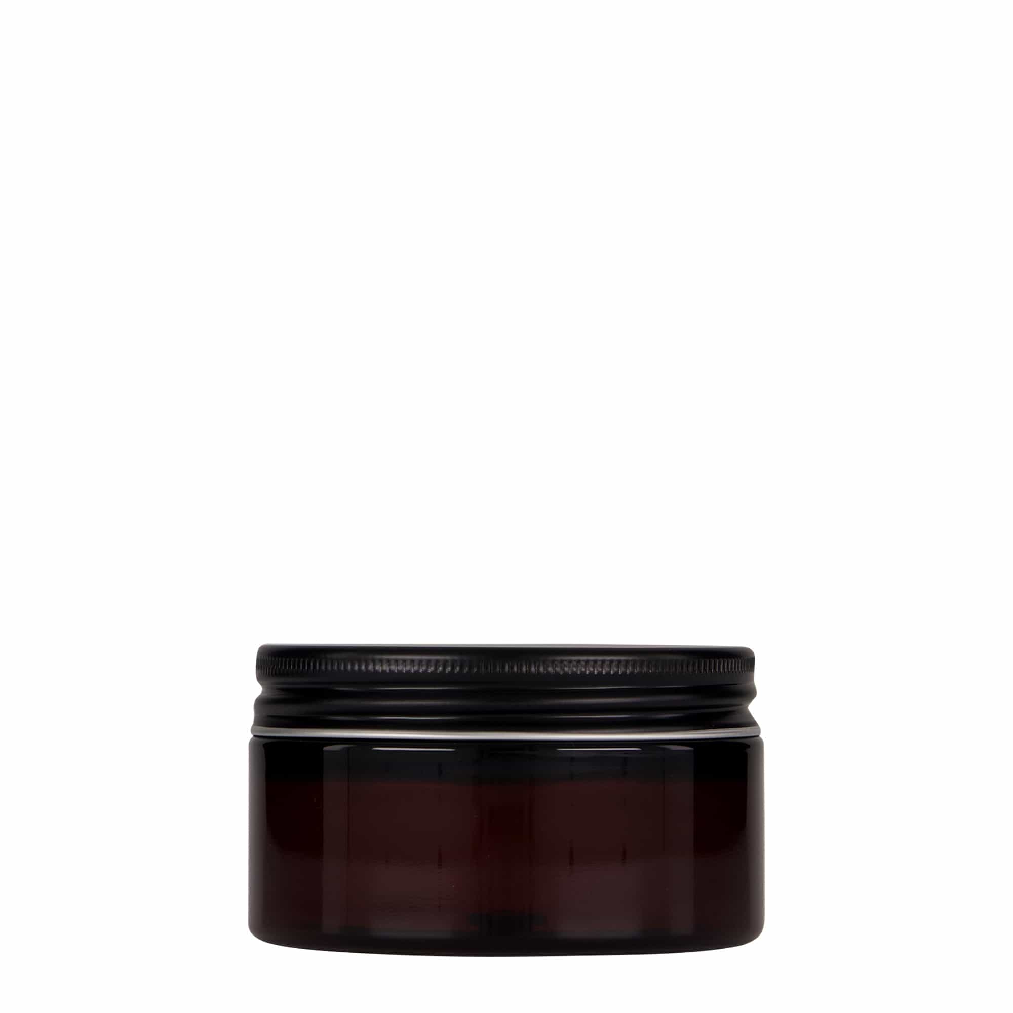 100 ml barattolo in PET 'Isabella', marrone, bocca: 70/400
