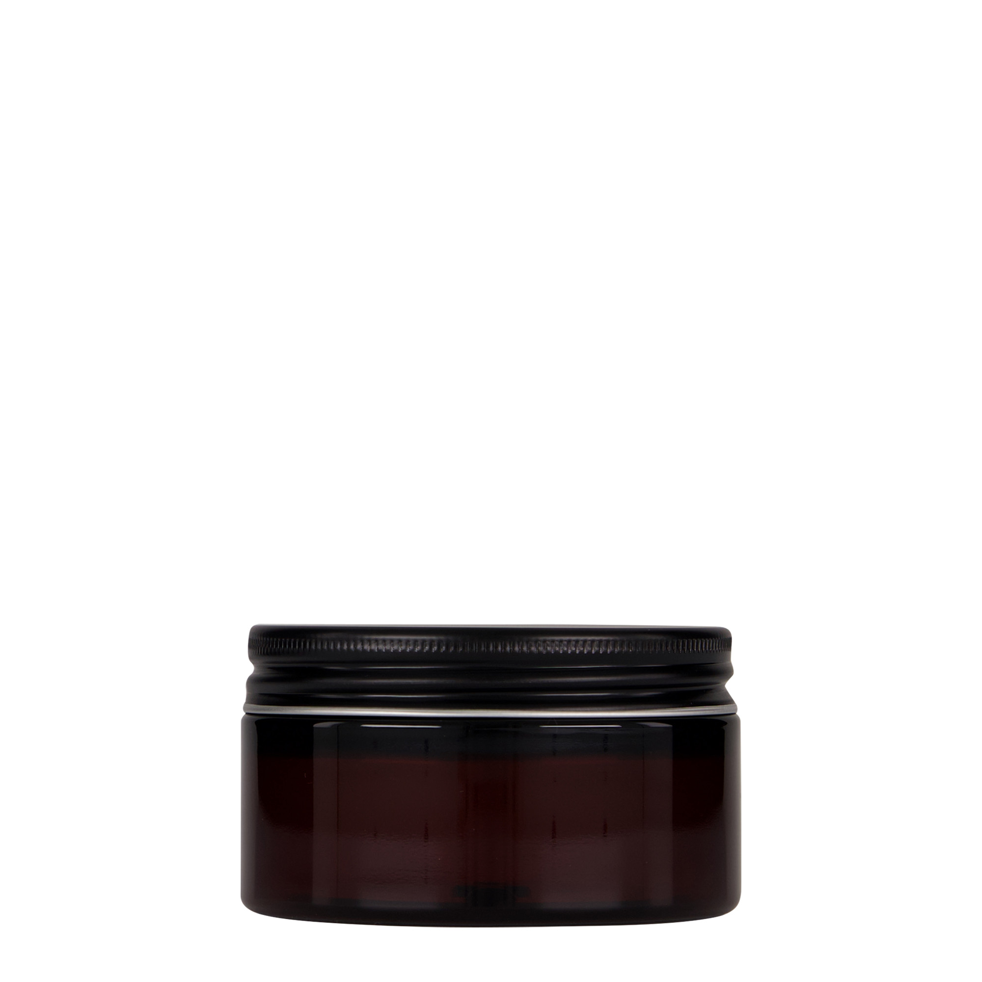 100 ml barattolo in PET 'Isabella', marrone, bocca: 70/400