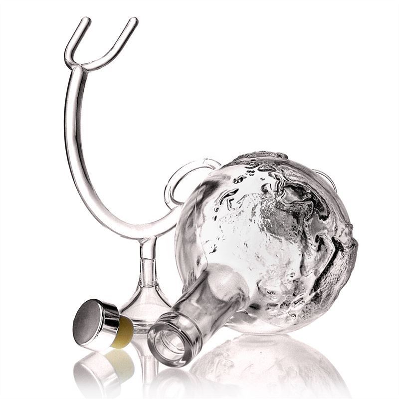 Bottiglia di vetro da 500 ml 'Globus', bocca: sughero Bottiglia di vetro da 500 ml 'Globus', bocca: sughero