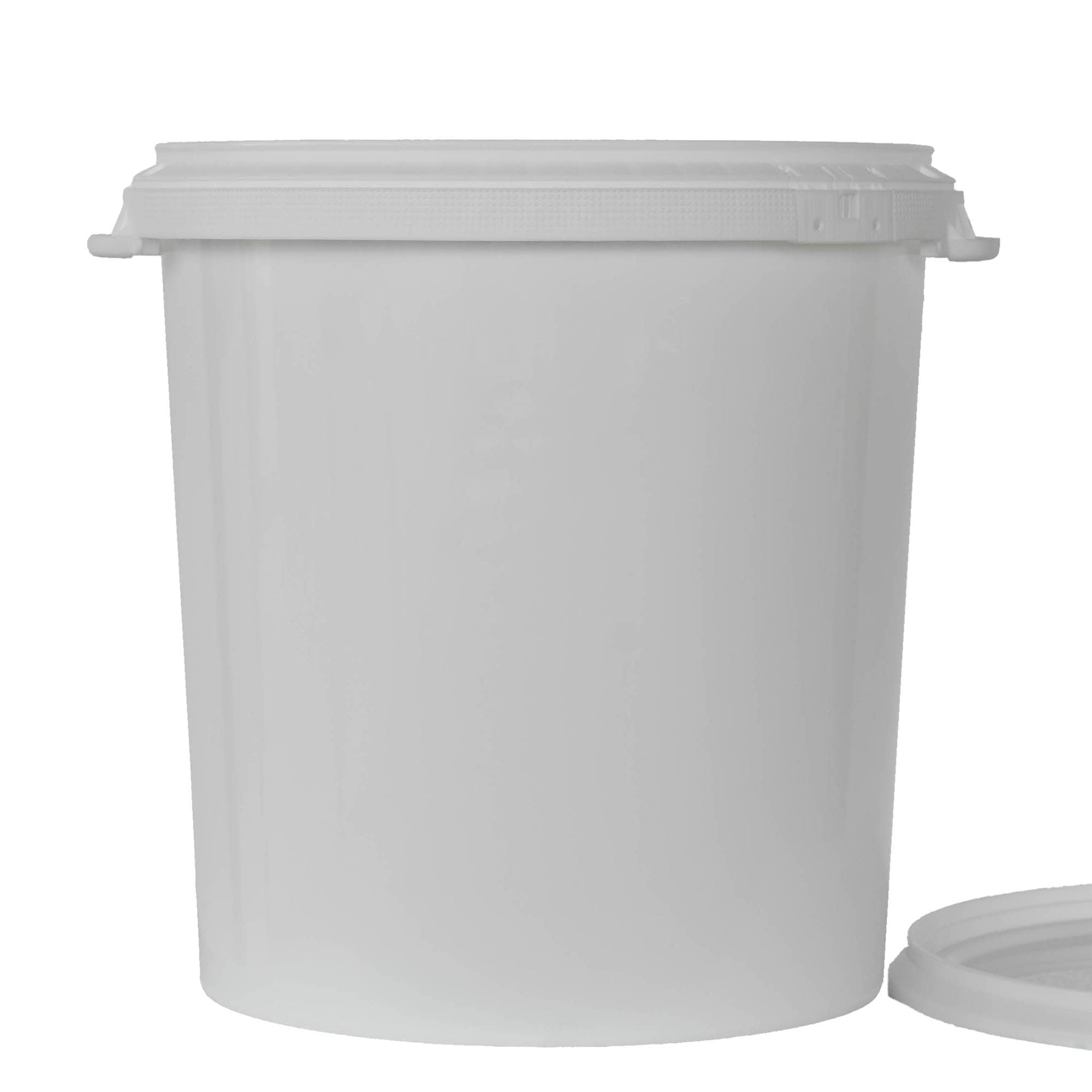 Secchio da 30 l, plastica PP, bianco