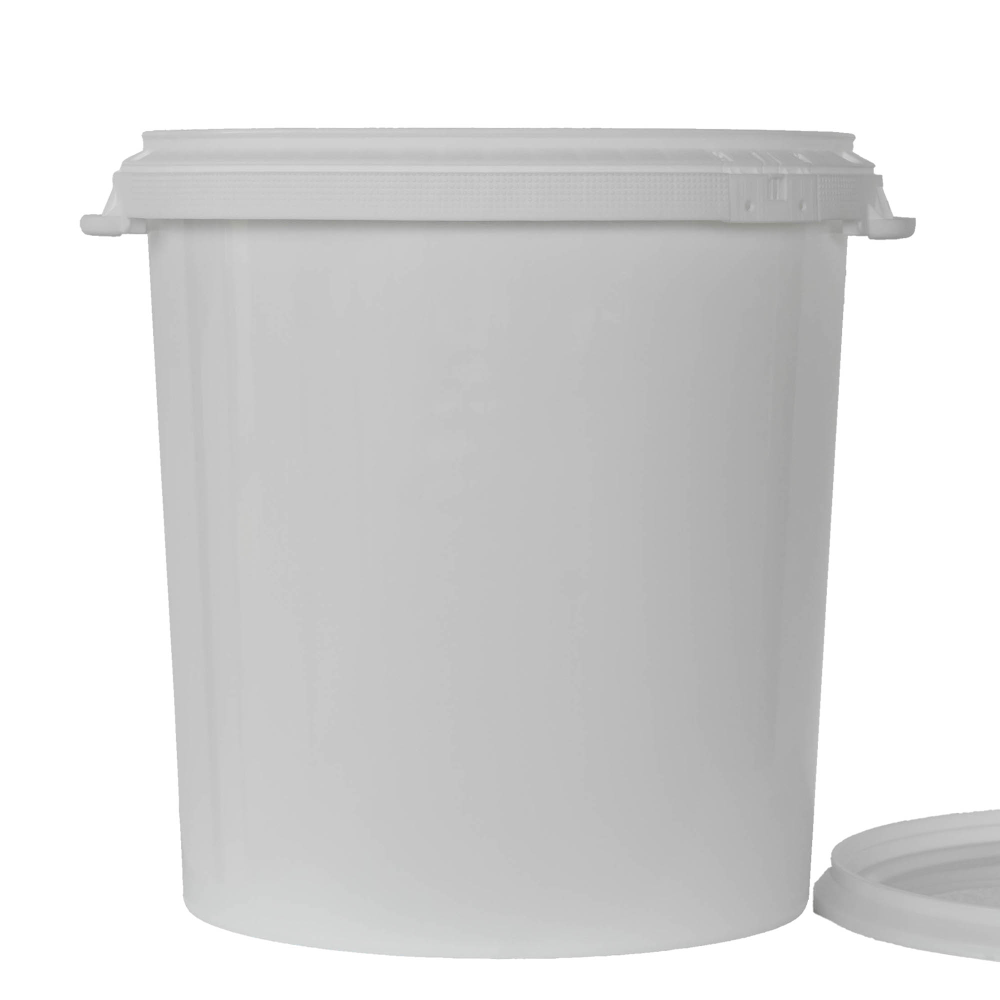 Secchio da 30 l, plastica PP, bianco
