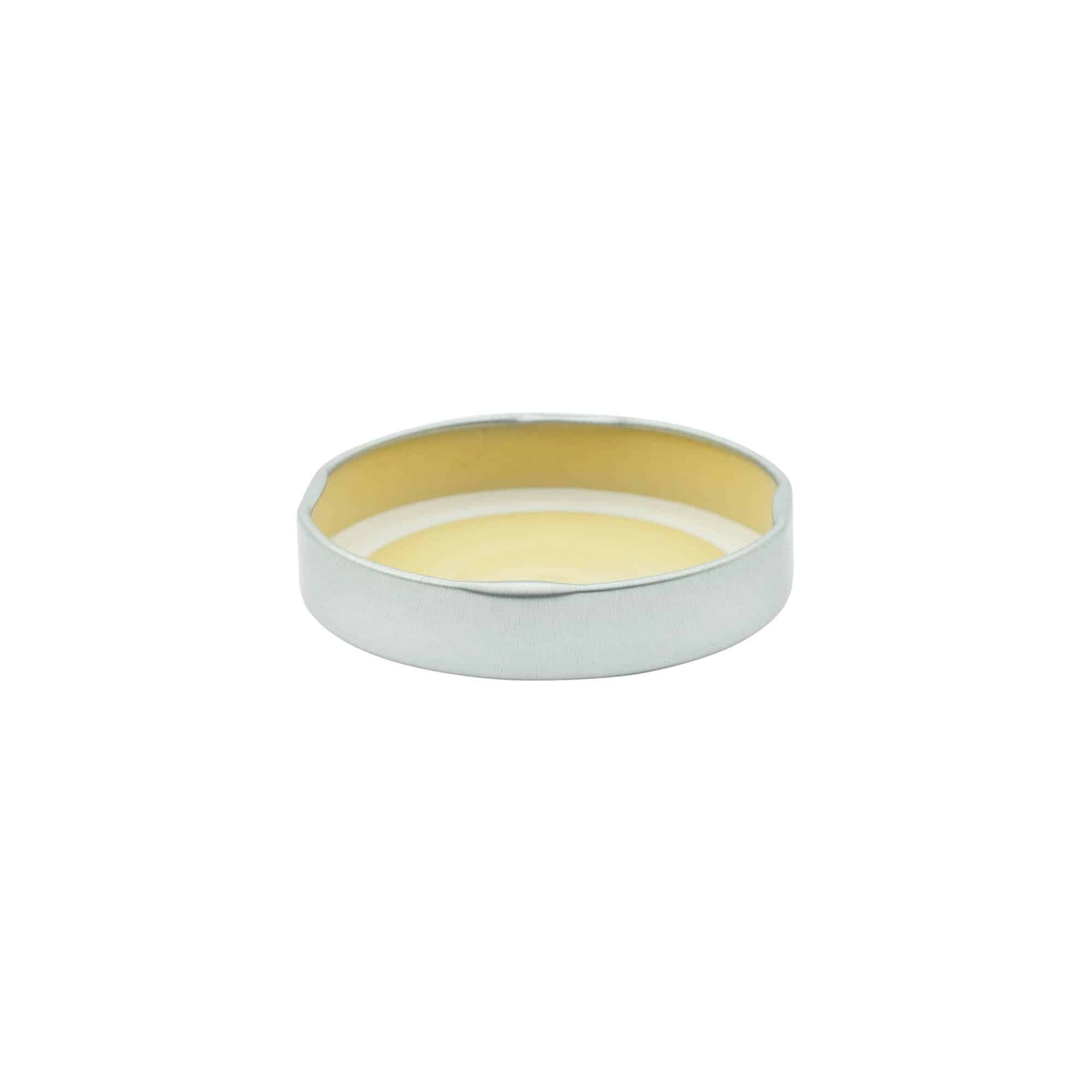 Tappo Twist-Off Deep, banda stagnata, argento, per imboccatura: Deep-TO 70