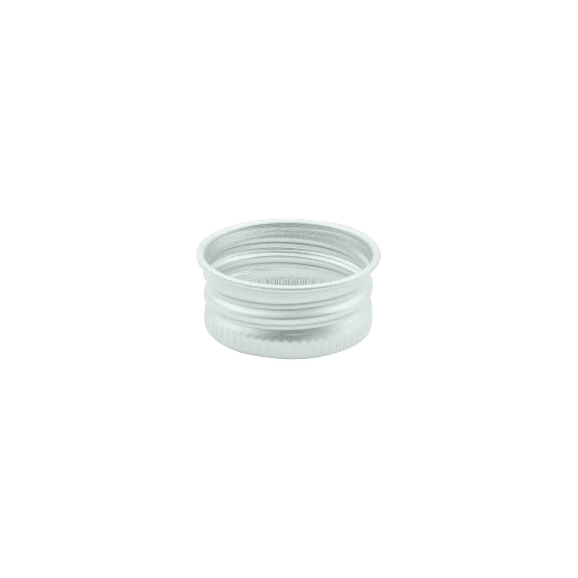 Tappo a vite, metallo, argento, per bocca: 24/410