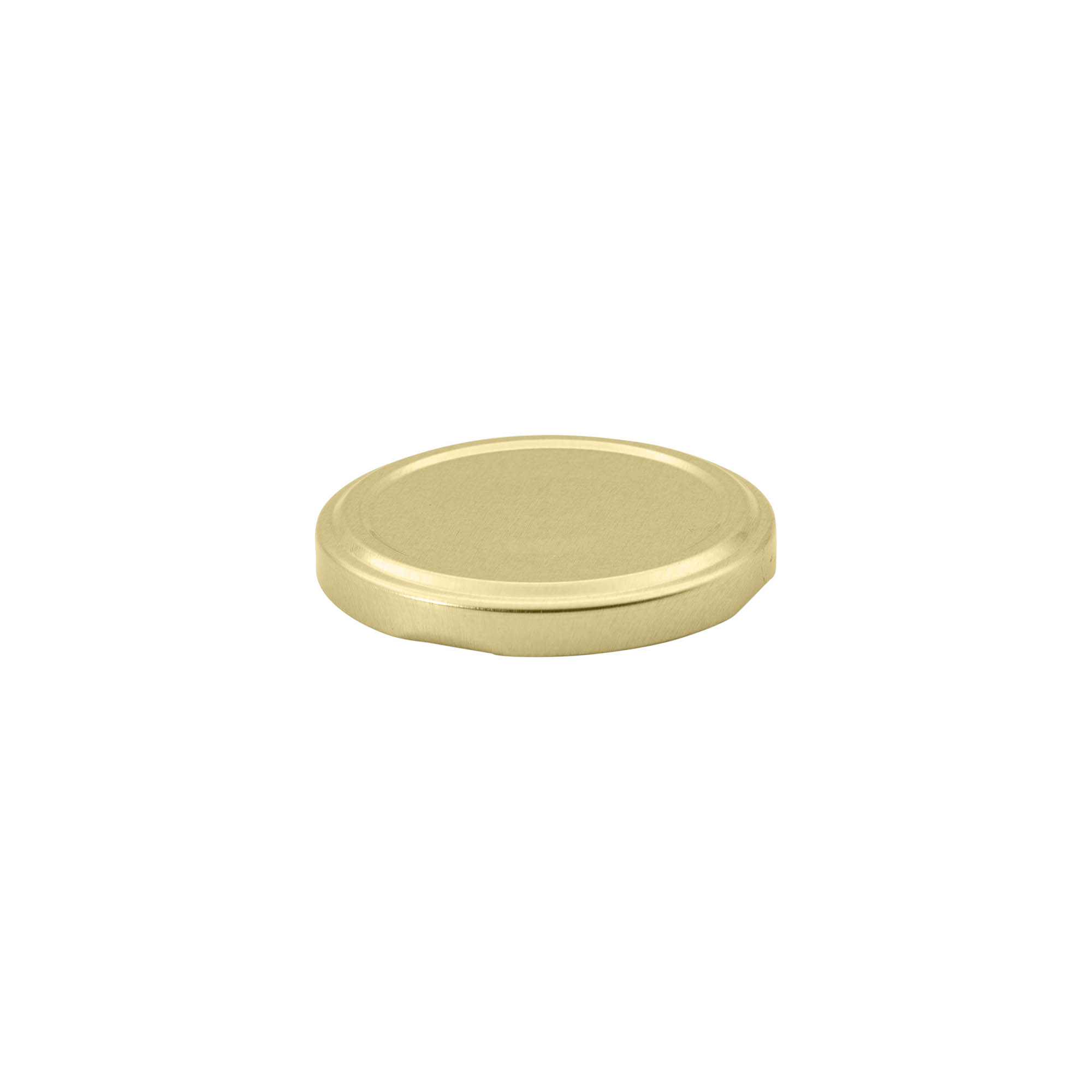 Tappo Twist-Off, lamina bianca, oro, per bocca: TO 63 Tappo Twist-Off, lamina bianca, oro, per bocca: TO 63