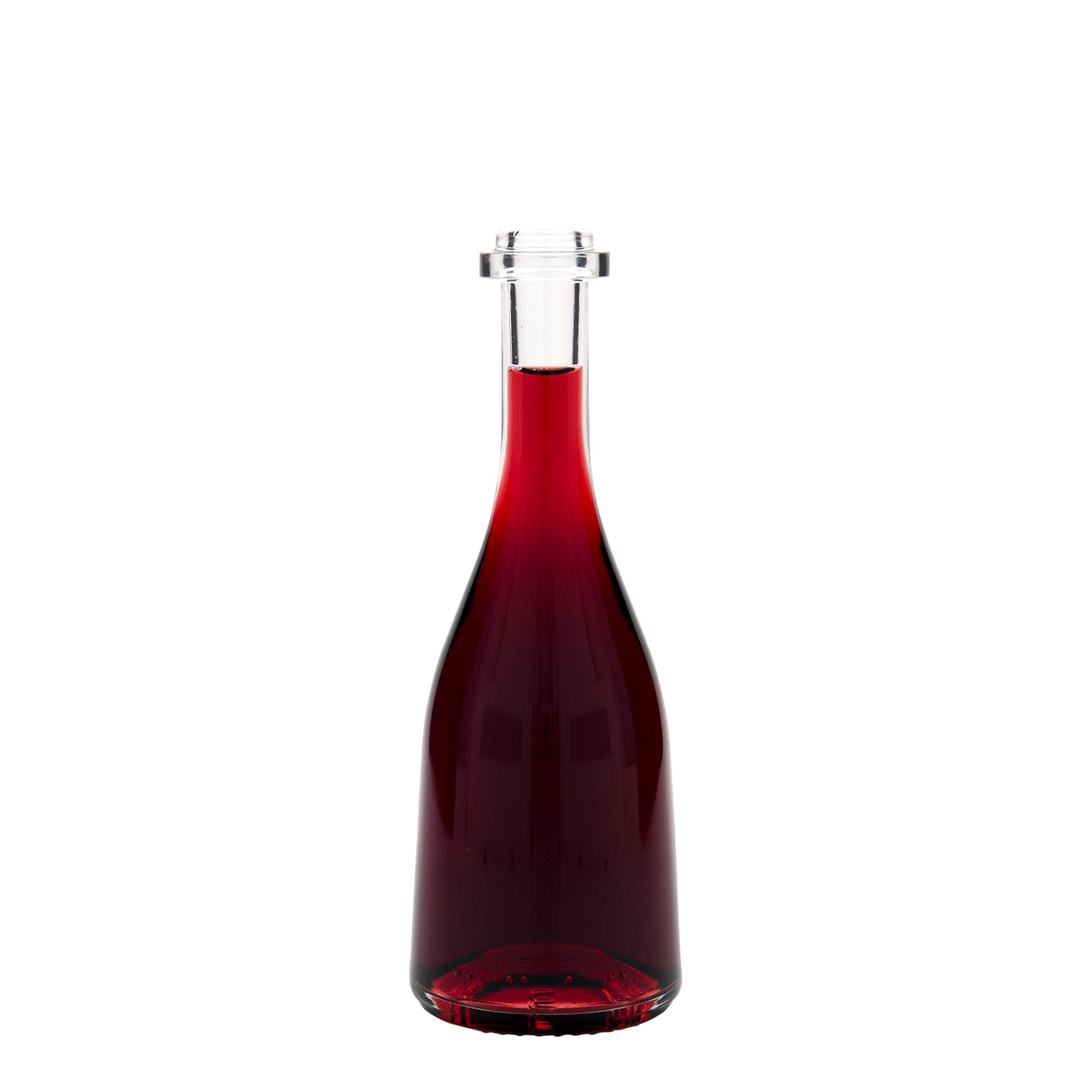 Bottiglia di vetro da 200 ml 'Rustica', bocca: sughero