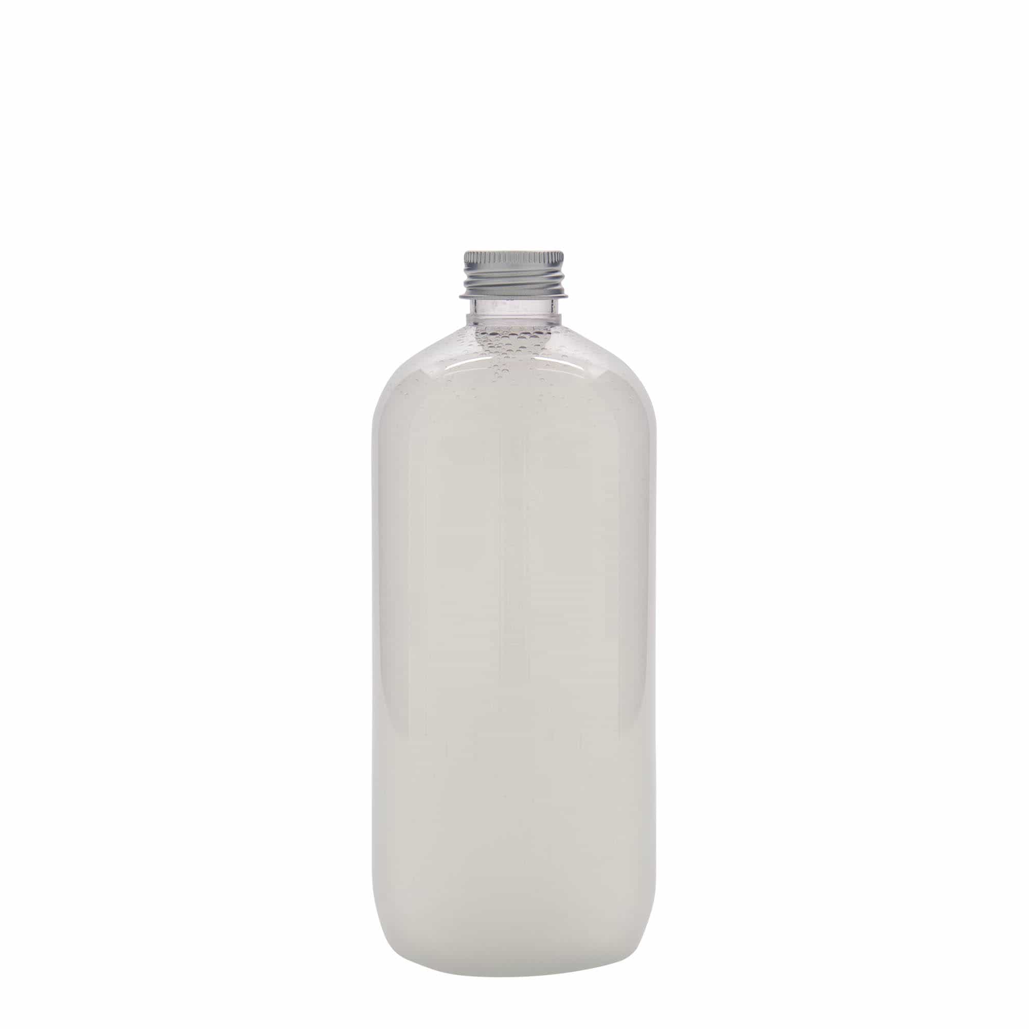 500 ml Bottiglia PET 'Boston', plastica, imboccatura: GPI 24/410