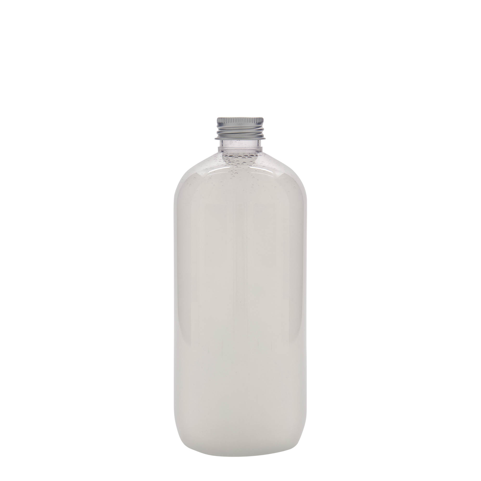 Bottiglia PET da 500 ml 'Boston', plastica, bocca: 24/410 Bottiglia PET da 500 ml 'Boston', plastica, bocca: 24/410