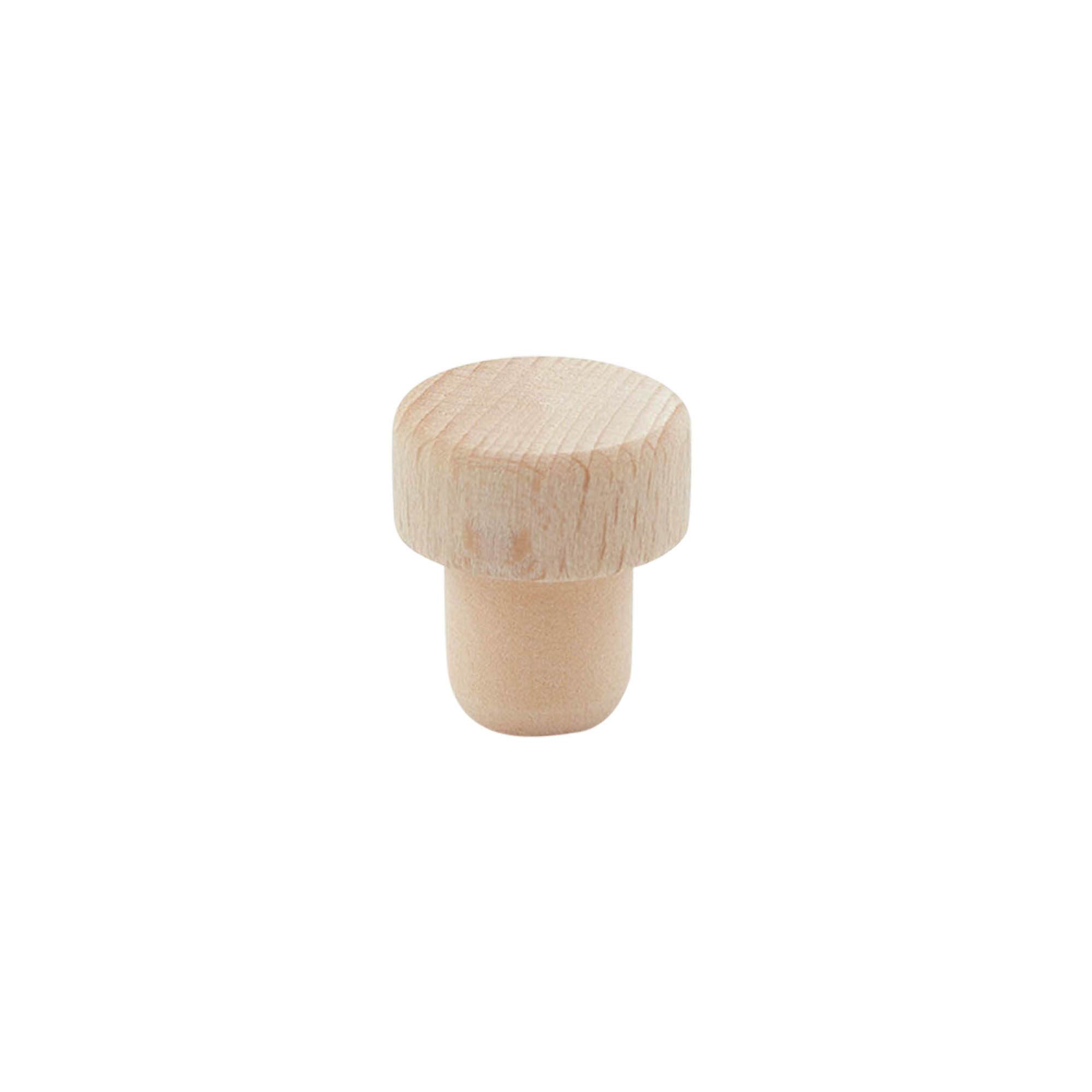 Tappo a manico 14 mm, legno/plastica, per bocca: sughero